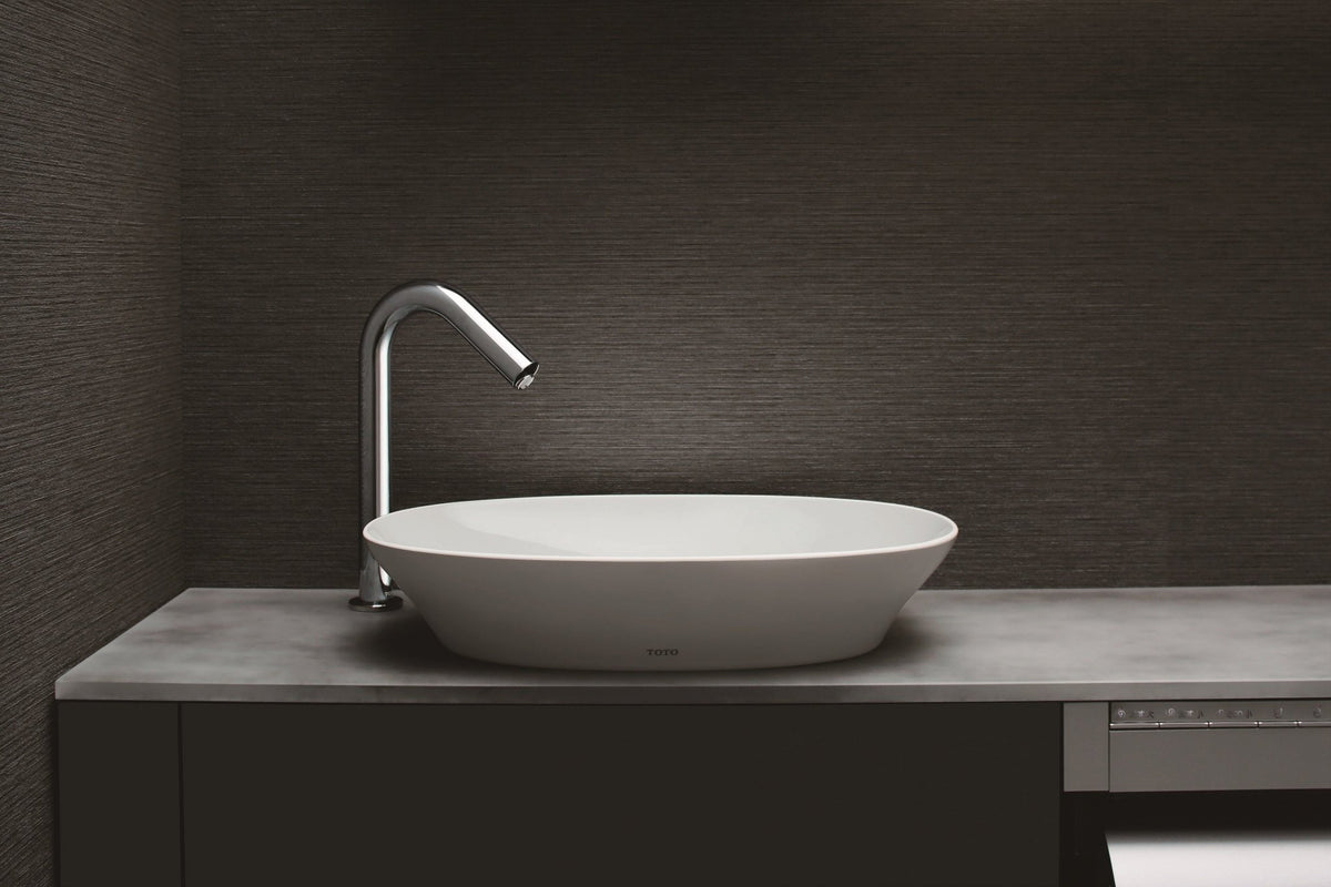 TOTO® Kiwami® Oval 24" Vessel Bathroom Sink – Cotton White – –