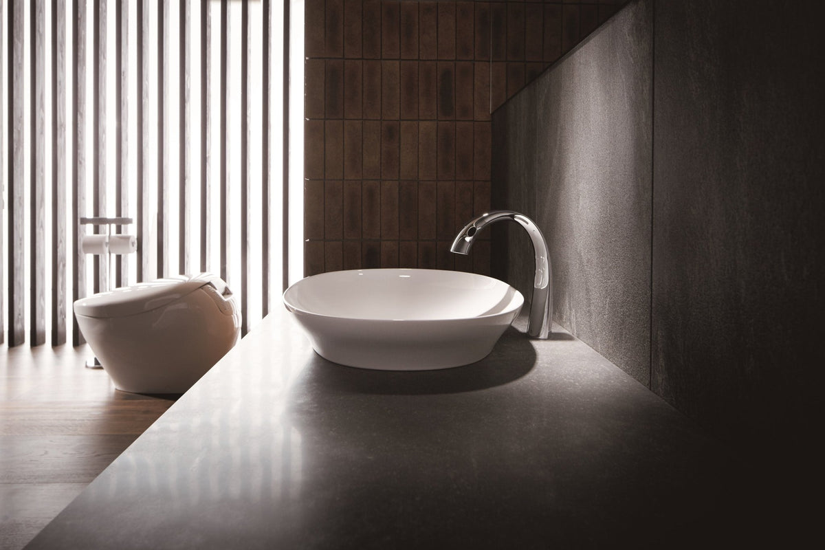 TOTO® Kiwami® Oval 24" Vessel Bathroom Sink – Cotton White – –