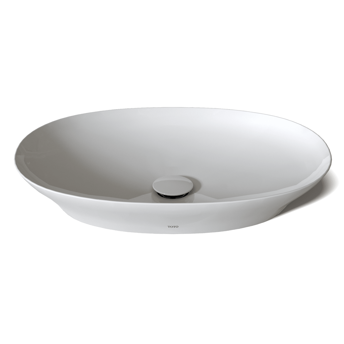 TOTO® Kiwami® Oval 24" Vessel Bathroom Sink – Cotton White – –