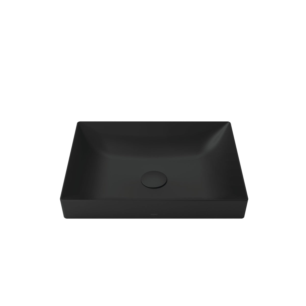 TOTO® Kiwami® Rectangular 20" Vessel Bathroom Sink – Matte Black – –
