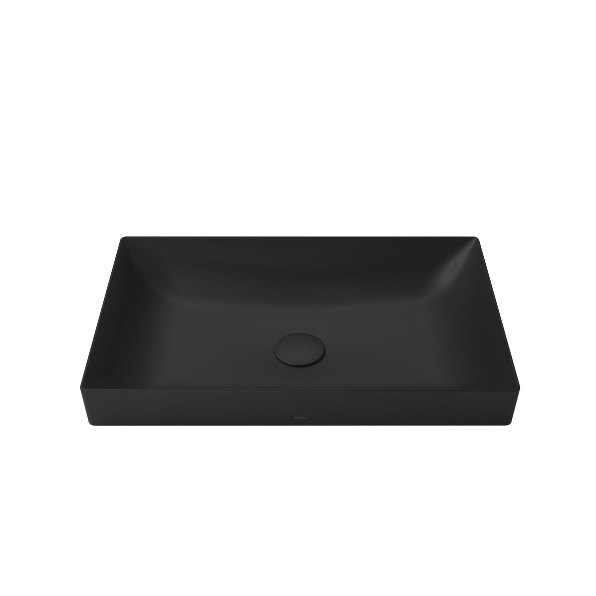 TOTO® Kiwami® Rectangular 23" Vessel Bathroom Sink – Matte Black – –