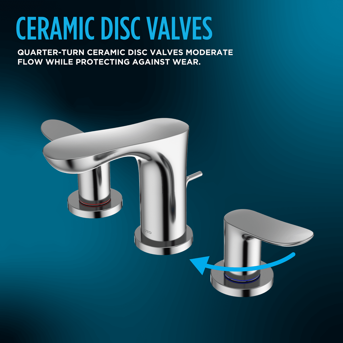 TOTO® LB Series Two Handle Widespread 1.2 gpm Bathroom Sink Faucet with Drain Assembly – Polished Chrome – –