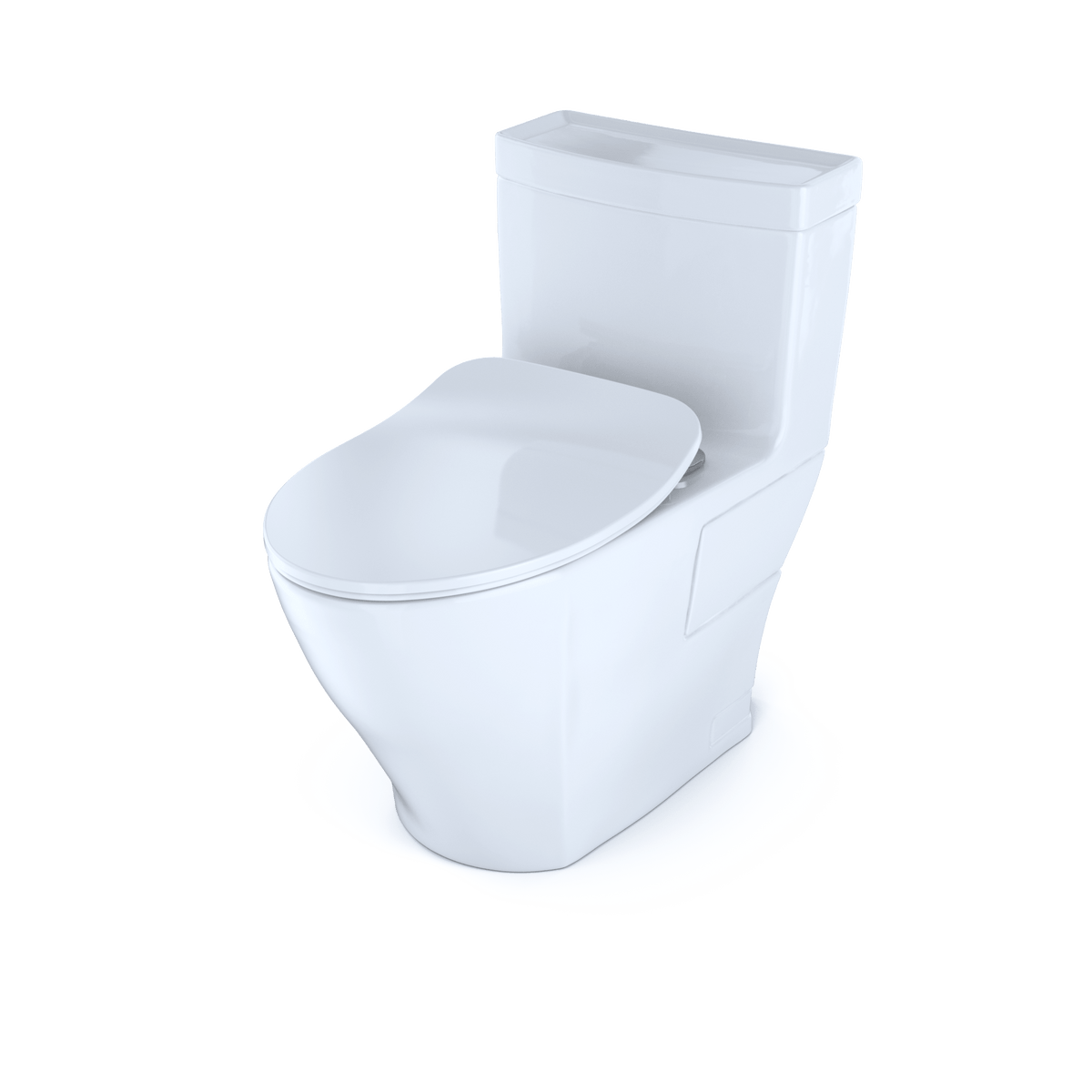 TOTO® Legato® One-Piece Elongated 1.28 gpf Toilet with CeFIONtect® and Softclose® Seat – Elongated – Cotton White –