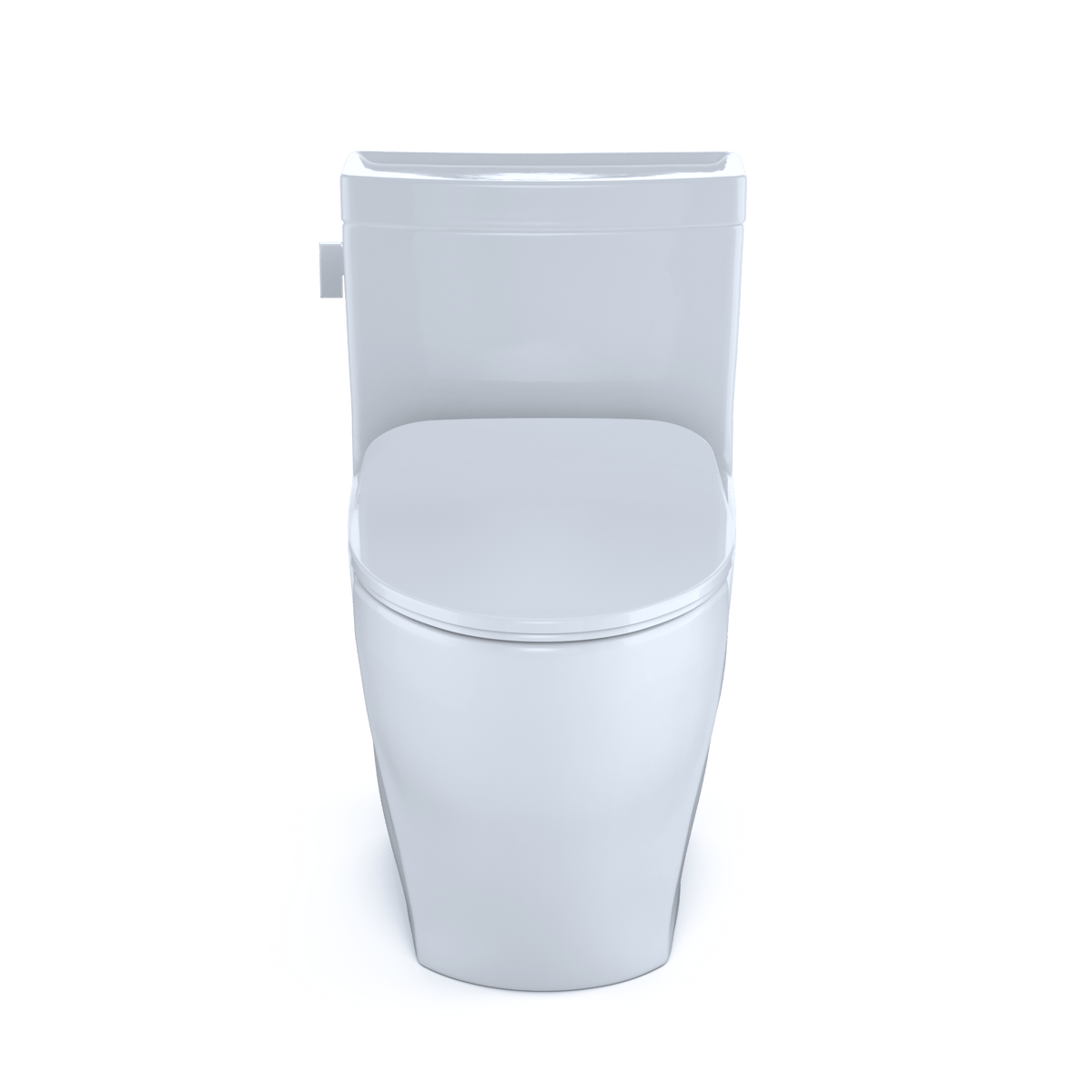 TOTO® Legato® One-Piece Elongated 1.28 gpf Toilet with CeFIONtect® and Softclose® Seat – Elongated – Cotton White –