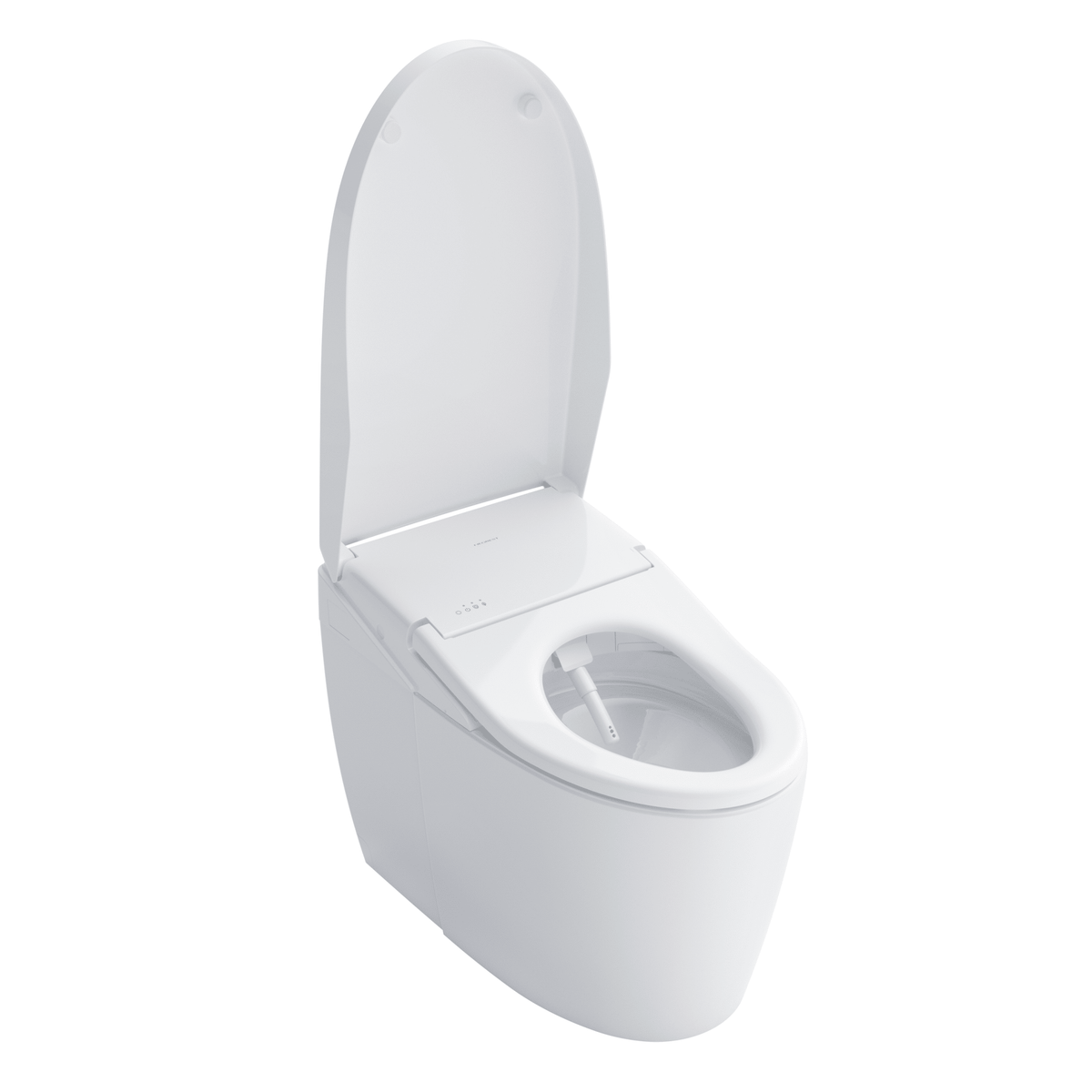 TOTO® Neorest® AS Dual Flush 1.0 or 0.8 gpf Toilet with Integrated Bidet Seat and Ewater+ – Elongated – Cotton White –