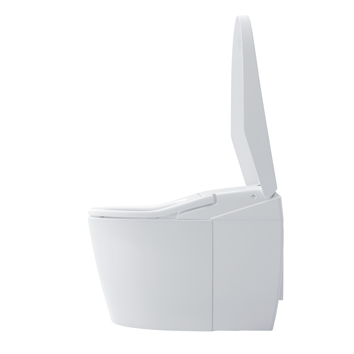 TOTO® Neorest® AS Dual Flush 1.0 or 0.8 gpf Toilet with Integrated Bidet Seat and Ewater+ – Elongated – Cotton White –