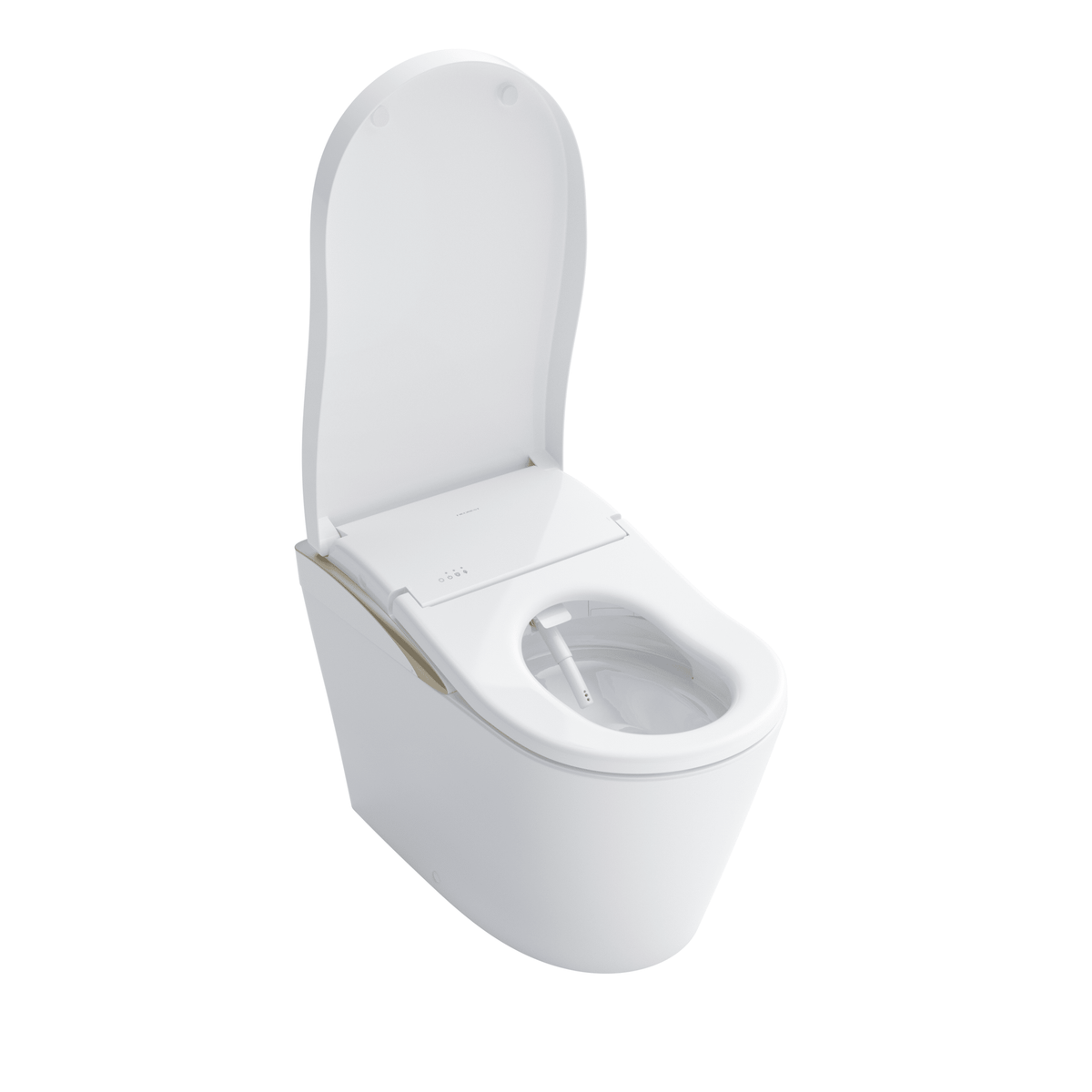 TOTO® Neorest® LS Dual Flush 1.0 or 0.8 GF Integrated Bidet Toilet – Elongated – Nickel –
