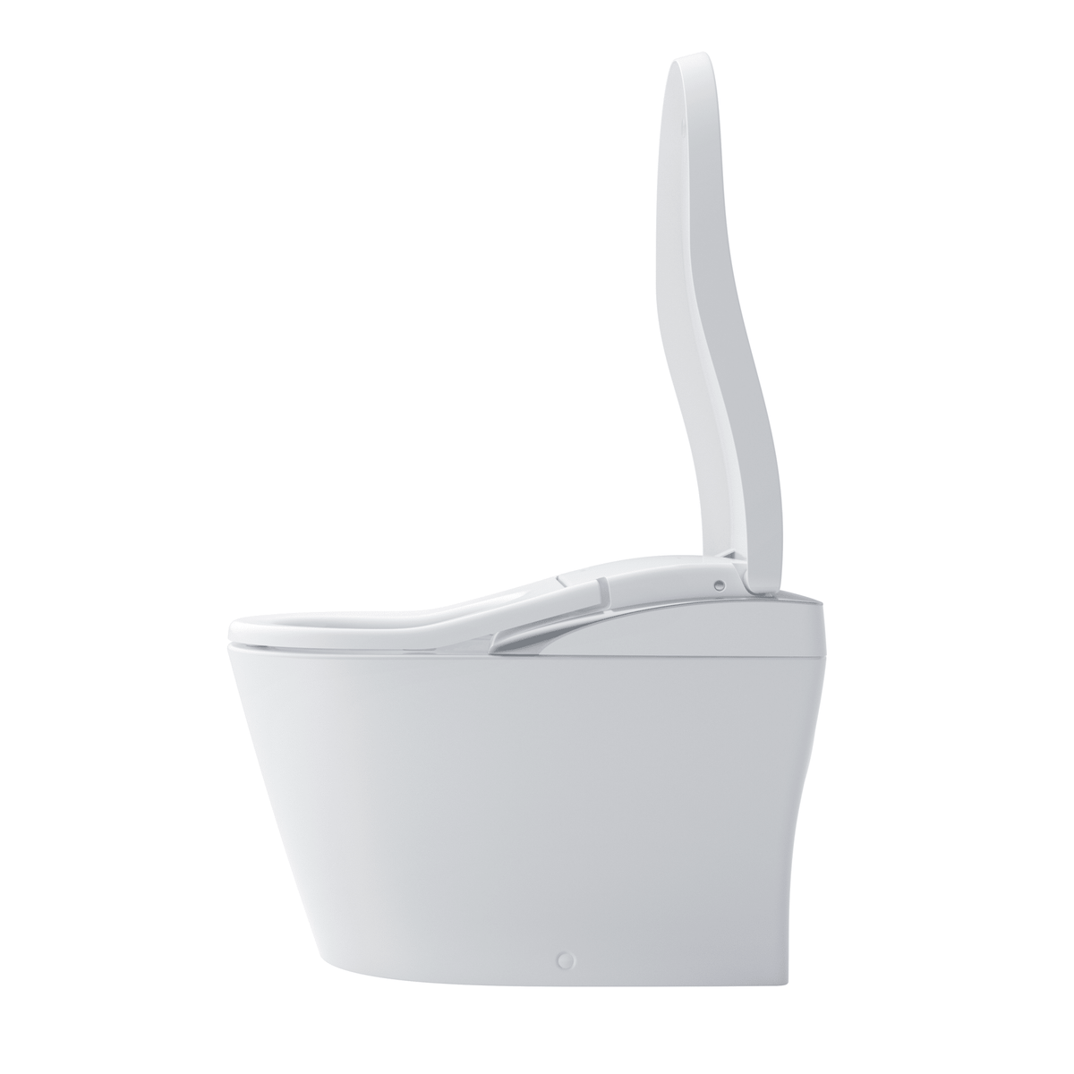 TOTO® Neorest® LS Dual Flush 1.0 or 0.8 GF Integrated Bidet Toilet – Elongated – Silver –