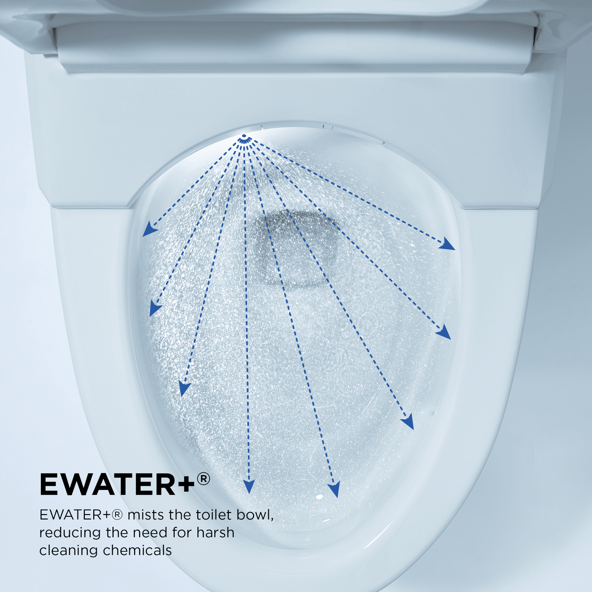 TOTO® Neorest® RS Dual Flush 1.0 or 0.8 gpf Toilet with Integrated Bidet Seat and Ewater+ – Elongated – Cotton White –