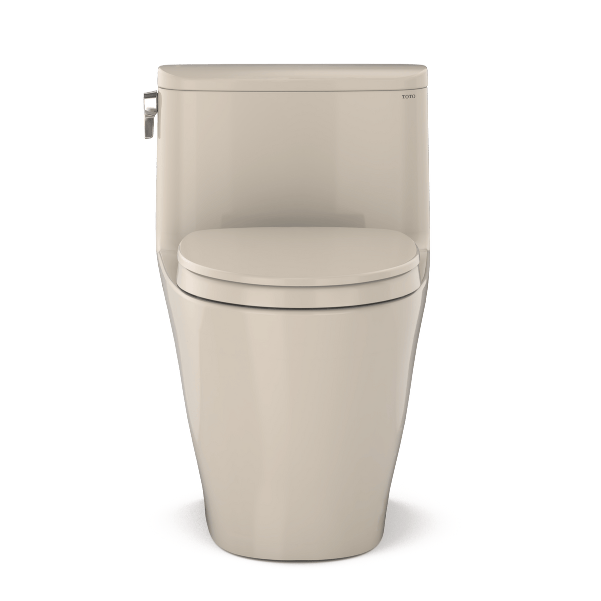 TOTO® Nexus® 1G® One-Piece Elongated 1.0 gpf Universal Height Toilet with CeFIONtect® and Softclose® Seat – Elongated – Bone –