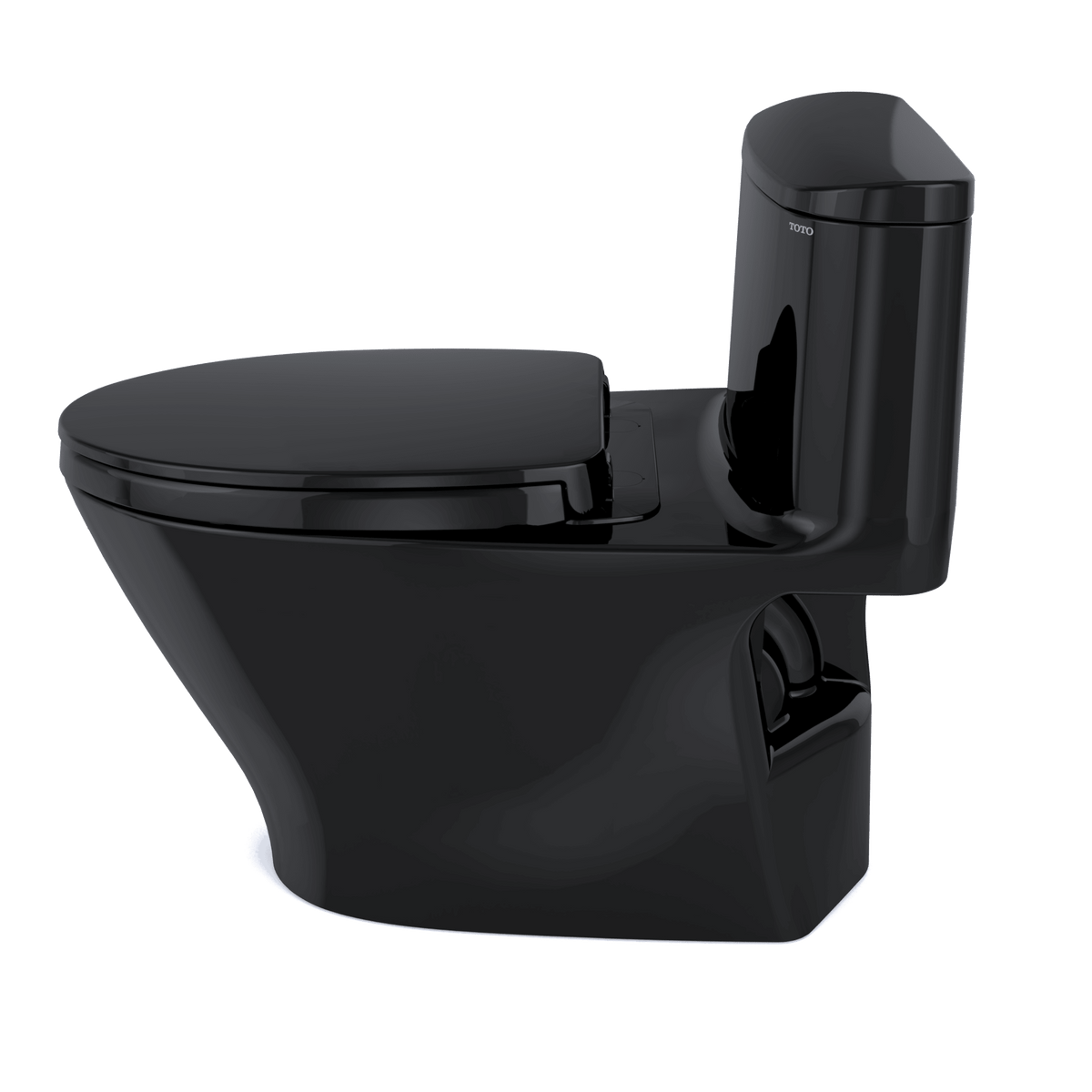 TOTO® Nexus® 1G® One-Piece Elongated 1.0 gpf Universal Height Toilet with Softclose® Seat – Elongated – Ebony –