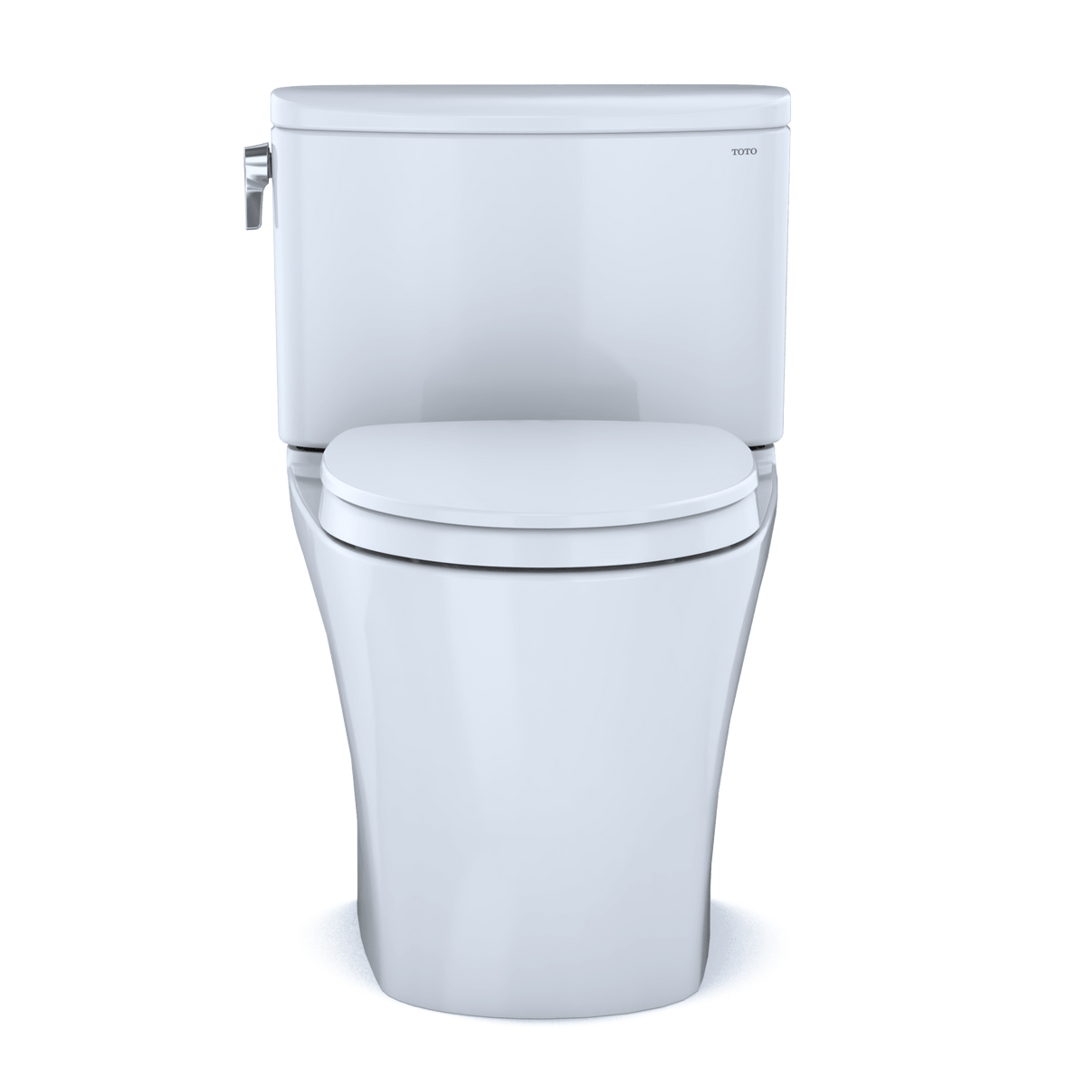 TOTO® Nexus® 1G® Two-Piece Elongated 1.0 gpf Universal Height Toilet with CeFIONtect® and Softclose® Seat – Elongated – Cotton White –