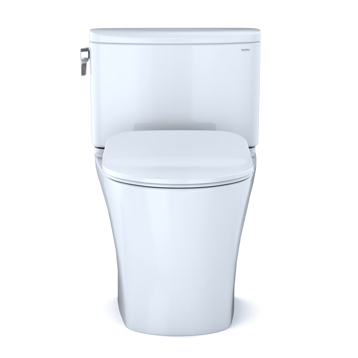 TOTO® Nexus® 1G® Two-Piece Elongated 1.0 gpf Universal Height Toilet with CeFIONtect® and Softclose® Seat – Elongated – Cotton White –