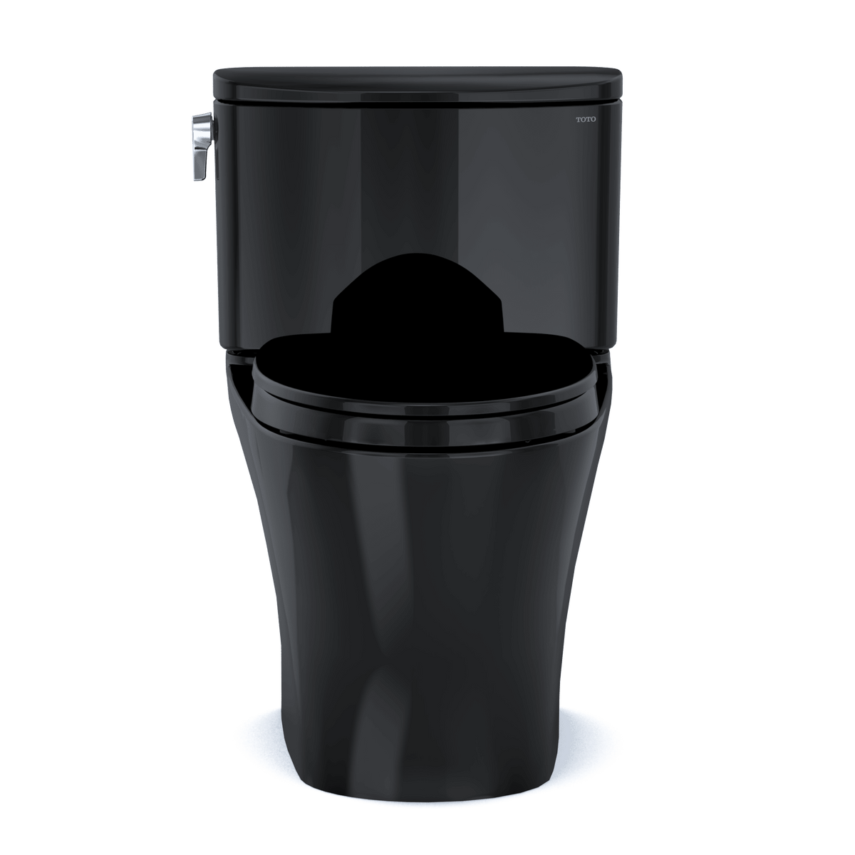 TOTO® Nexus® 1G® Two-Piece Elongated 1.0 gpf Universal Height Toilet with Softclose® Seat – Elongated – Ebony –