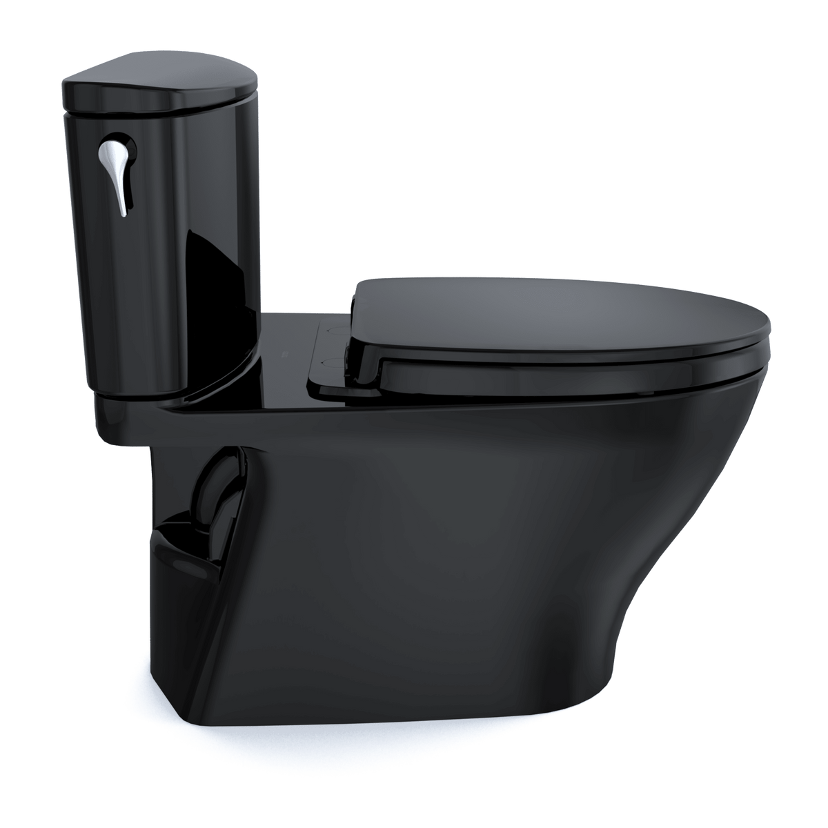 TOTO® Nexus® 1G® Two-Piece Elongated 1.0 gpf Universal Height Toilet with Softclose® Seat – Elongated – Ebony –