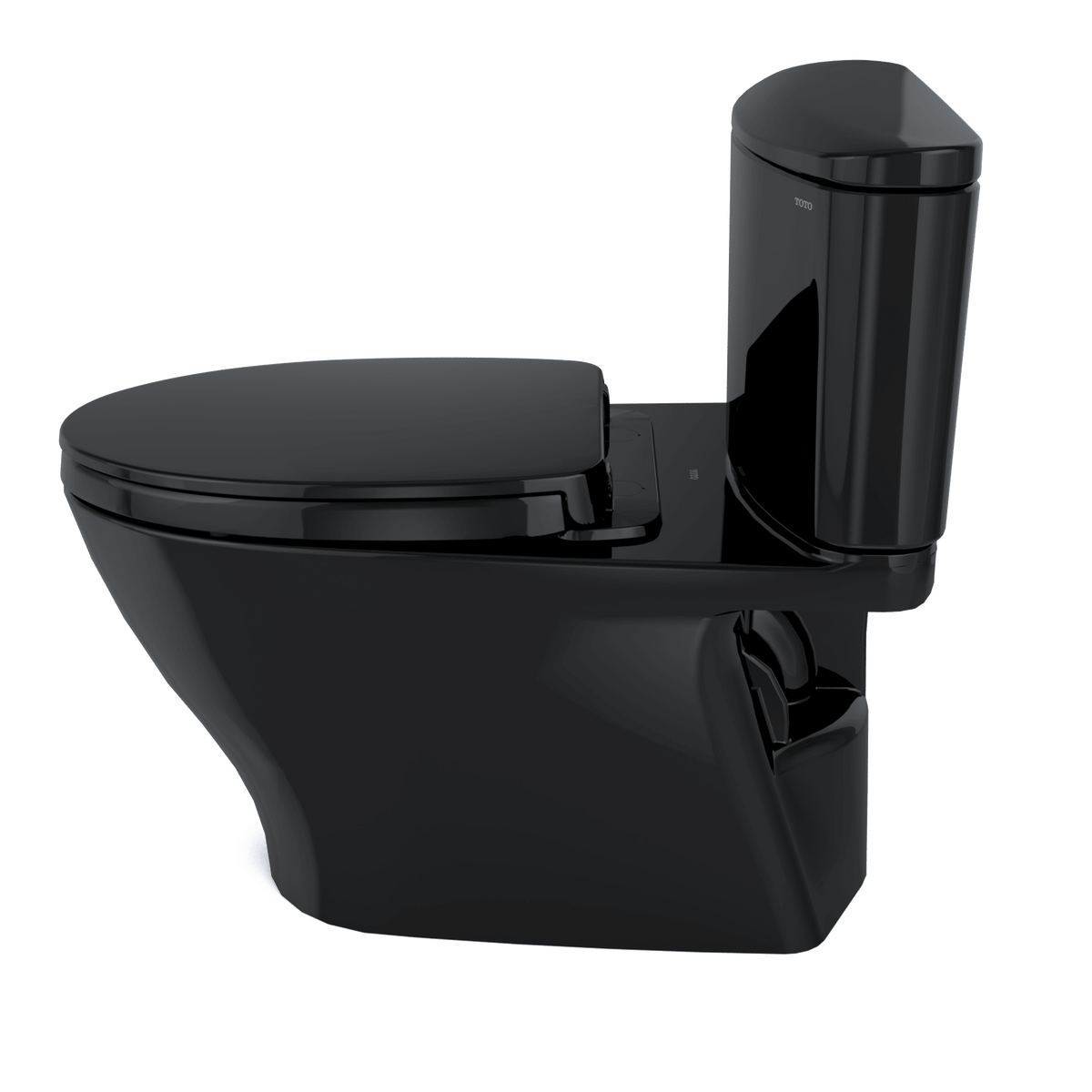 TOTO® Nexus® 1G® Two-Piece Elongated 1.0 gpf Universal Height Toilet with Softclose® Seat – Elongated – Ebony –