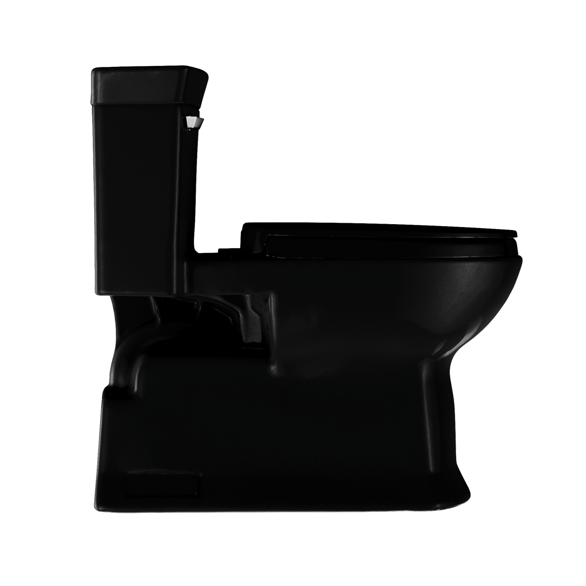 TOTO® Soirée® One Piece Elongated 1.28 gpf Universal Height Skirted Toilet – Elongated – Ebony –