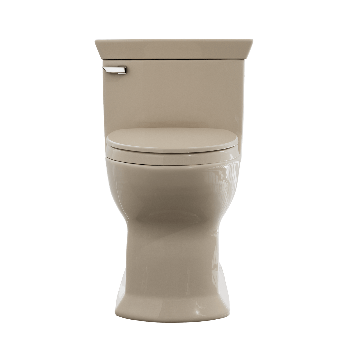 TOTO® Soirée® One Piece Elongated 1.28 gpf Universal Height Skirted Toilet with CeFiONtect® and SoftClose® Seat – Elongated – Bone –
