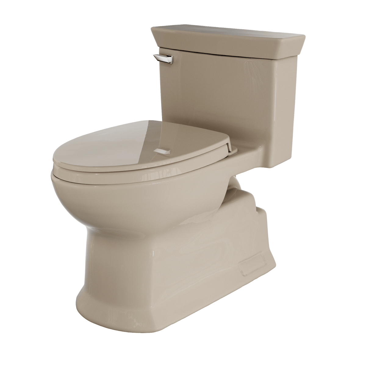TOTO® Soirée® One Piece Elongated 1.28 gpf Universal Height Skirted Toilet with CeFiONtect® and SoftClose® Seat – Elongated – Bone –