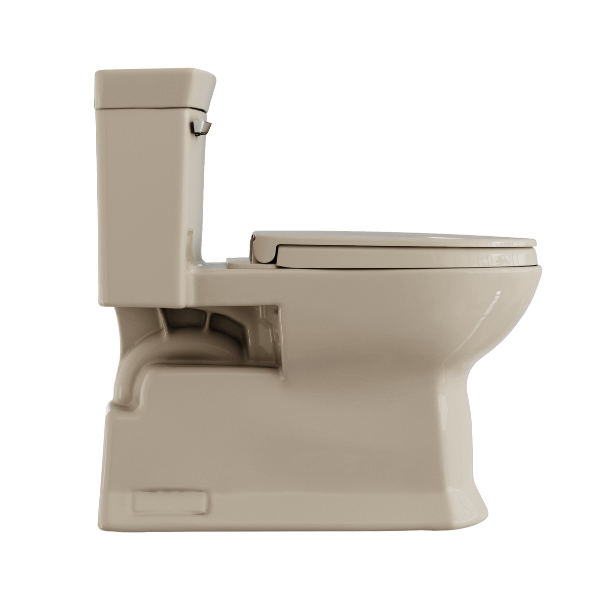 TOTO® Soirée® One Piece Elongated 1.28 gpf Universal Height Skirted Toilet with CeFiONtect® and SoftClose® Seat – Elongated – Bone –