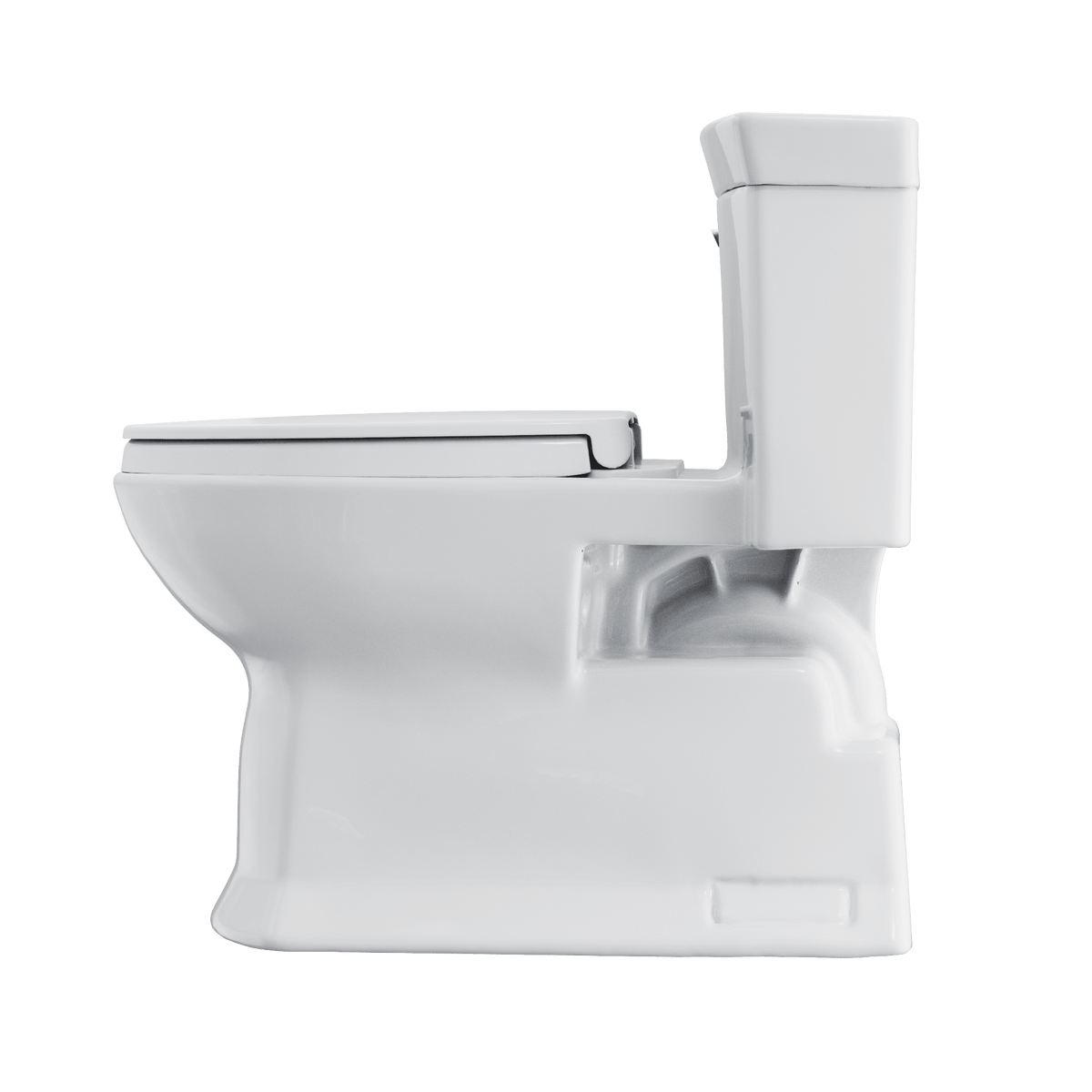 TOTO® Soirée® One Piece Elongated 1.28 gpf Universal Height Skirted Toilet with CeFiONtect® and SoftClose® Seat – Elongated – Cotton White –