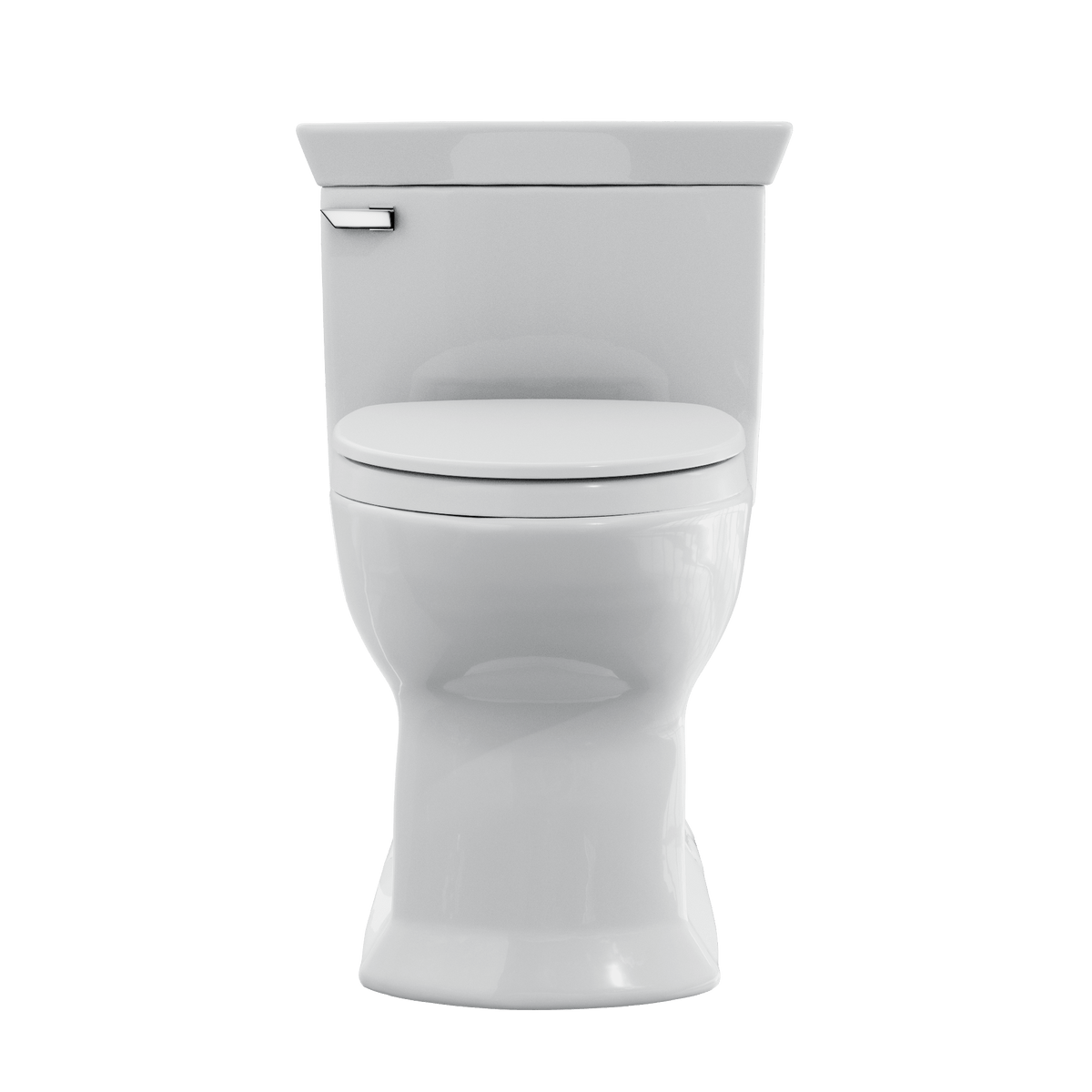 TOTO® Soirée® One Piece Elongated 1.28 gpf Universal Height Skirted Toilet with CeFiONtect® and SoftClose® Seat – Elongated – Cotton White –