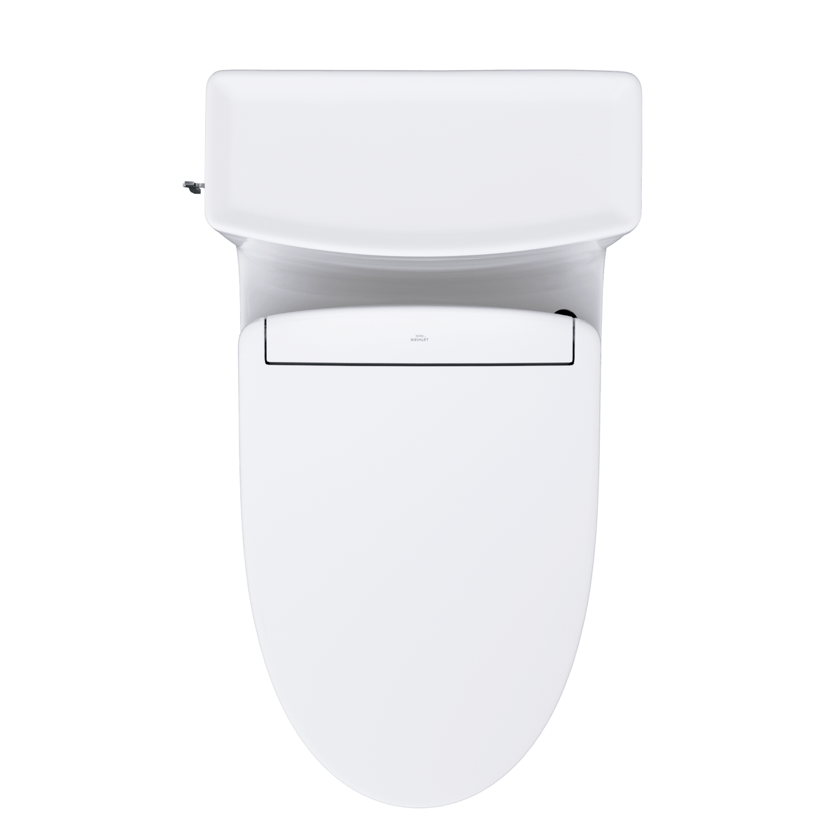 TOTO® Washlet+® Aimes One-Piece Elongated 1.28 gpf Toilet and Washlet S5 Bidet Seat – Elongated – Cotton White –