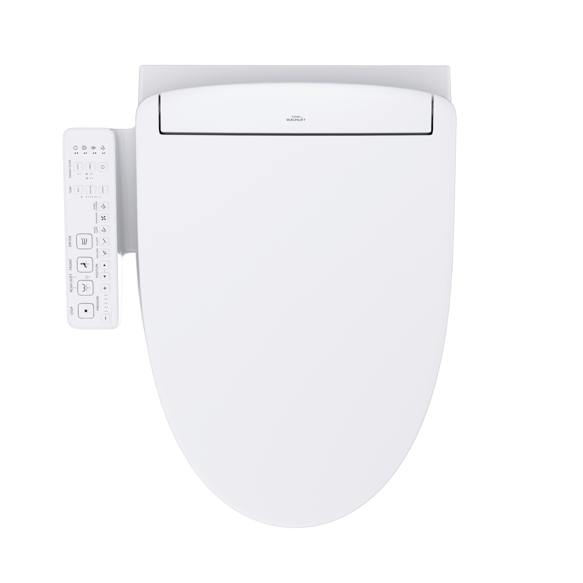 TOTO® Washlet®+ AP Wall-Hung Elongated Toilet and Washlet S2 and Duofit® In-Wall 0.9 and 1.28 gpf Dual-Flush Tank System – Elongated – Matte Silver –