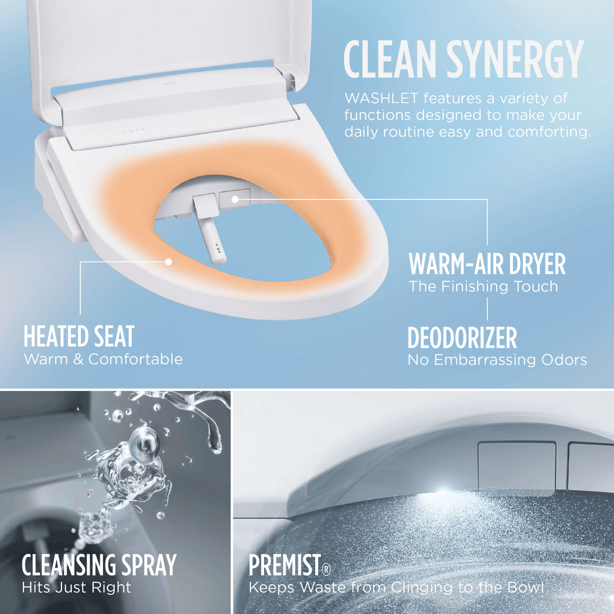 TOTO® Washlet®+ AP Wall-Hung Elongated Toilet and Washlet S5 and Duofit® In-Wall 0.9 and 1.28 gpf Dual-Flush Tank System – Elongated – Matte Silver –