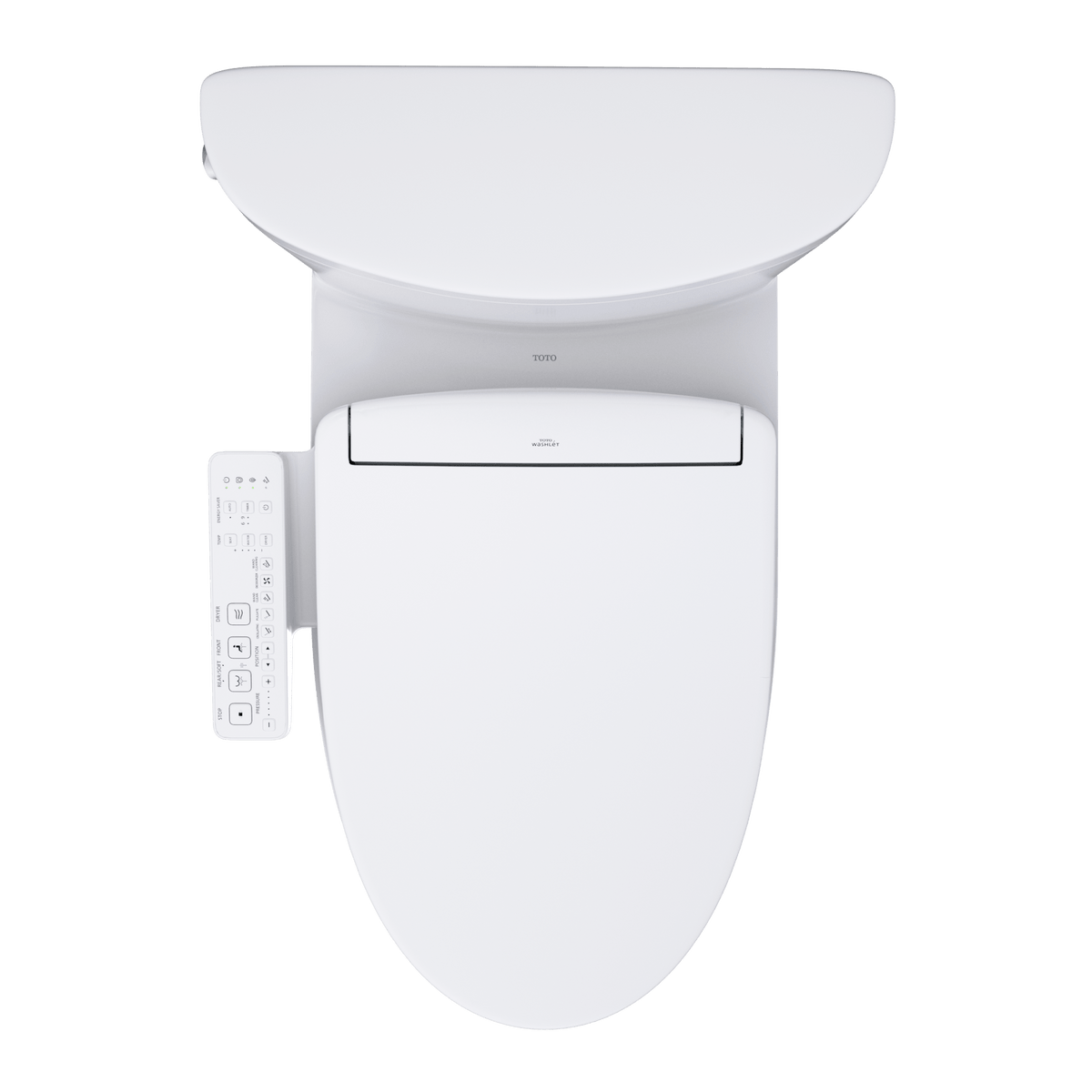 TOTO® Washlet®+ Aquia IV® Arc Two-Piece Elongated Dual Flush 1.28 and 0.9 gpf Toilet with S2 Bidet Seat – Elongated – Cotton White –