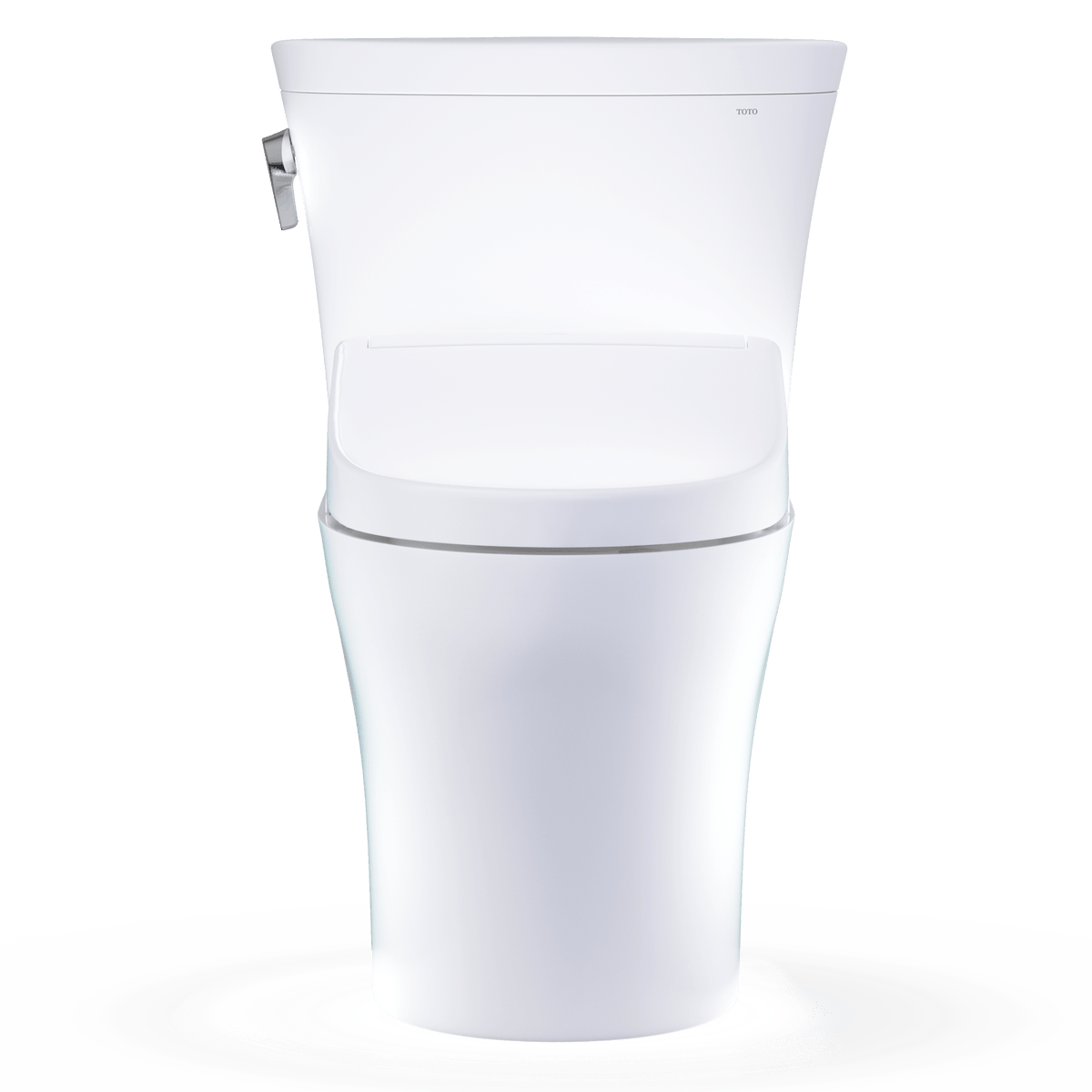 TOTO® Washlet®+ Aquia IV® Arc Two-Piece Elongated Dual Flush 1.28 and 0.9 gpf Toilet with S5 Bidet Seat – Elongated – Cotton White –