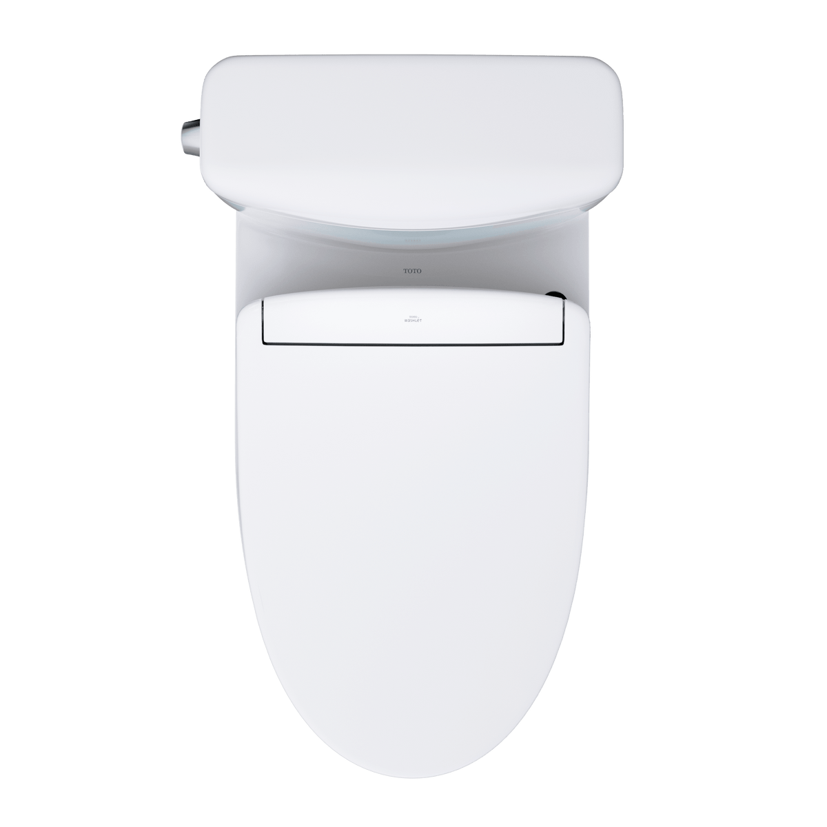 TOTO® Washlet®+ Aquia IV® Cube Two-Piece Elongated Dual Flush 1.28 and 0.9 gpf Toilet with S5 Bidet Seat – Elongated – Cotton White –
