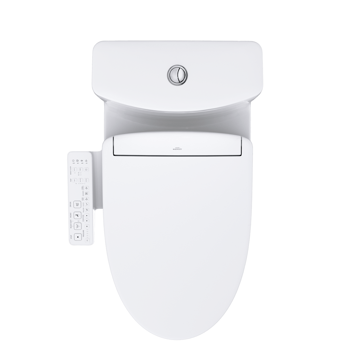 TOTO® Washlet®+ Aquia® IV One-Piece Elongated Dual Flush 1.28 and 0.9 gpf Toilet and Washlet S2 Bidet Seat – Elongated – Cotton White –