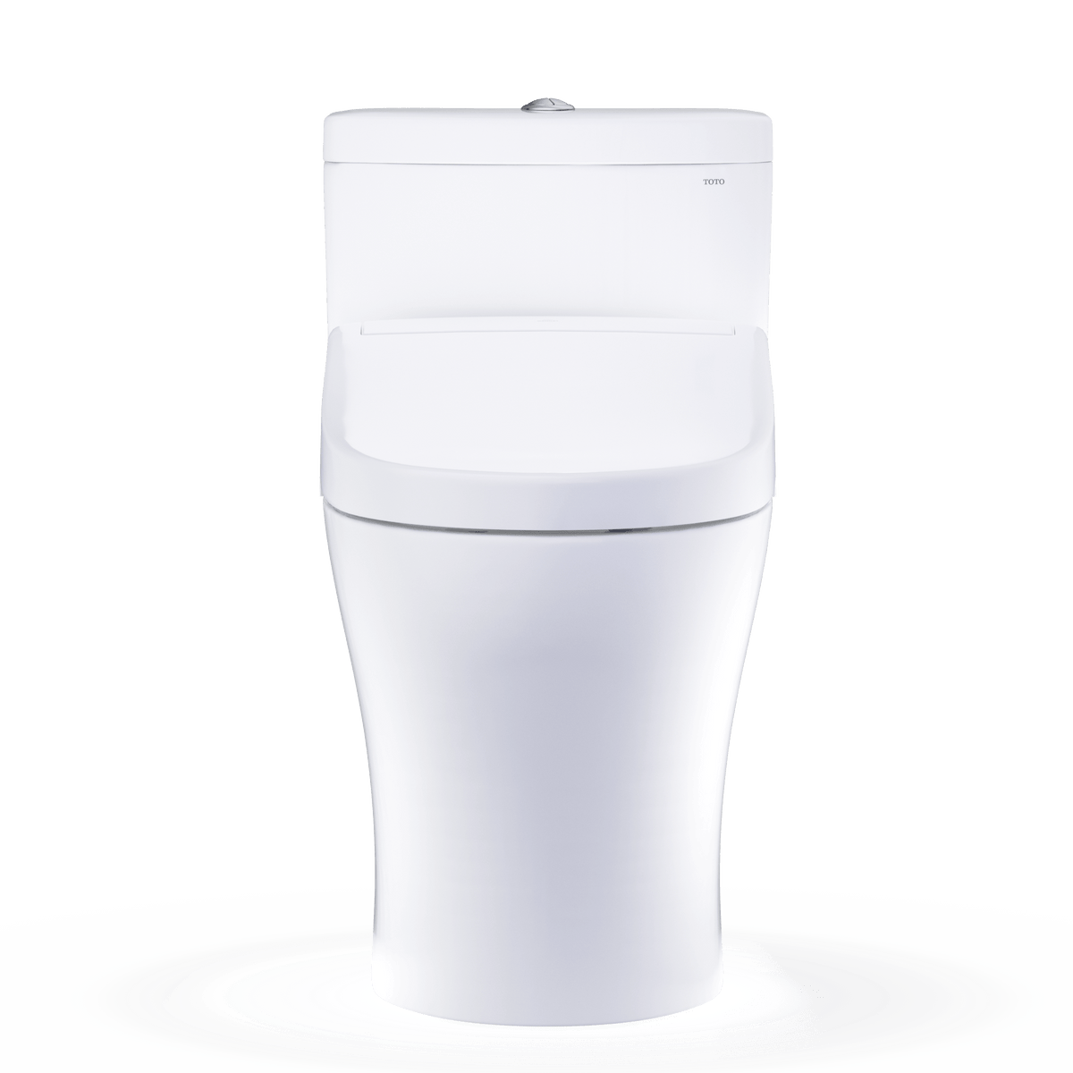 TOTO® Washlet®+ Aquia® IV One-Piece Elongated Dual Flush 1.28 and 0.9 gpf Toilet and Washlet S5 Bidet Seat – Elongated – Cotton White –