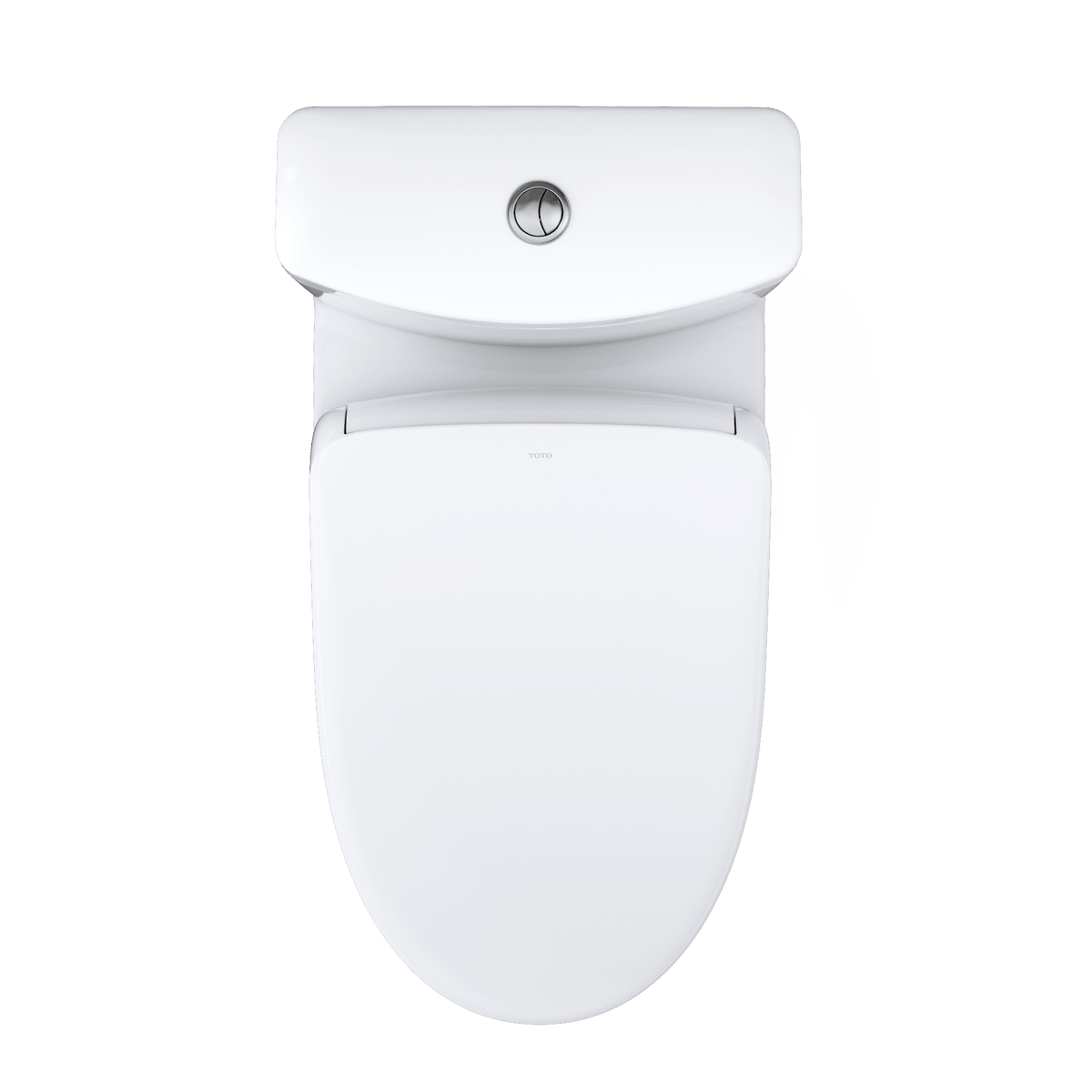 TOTO® Washlet®+ Aquia® IV One-Piece Elongated Dual Flush 1.28 and 0.9 gpf Toilet with S7A Contemporary Electric Bidet Seat – Elongated – Cotton White –