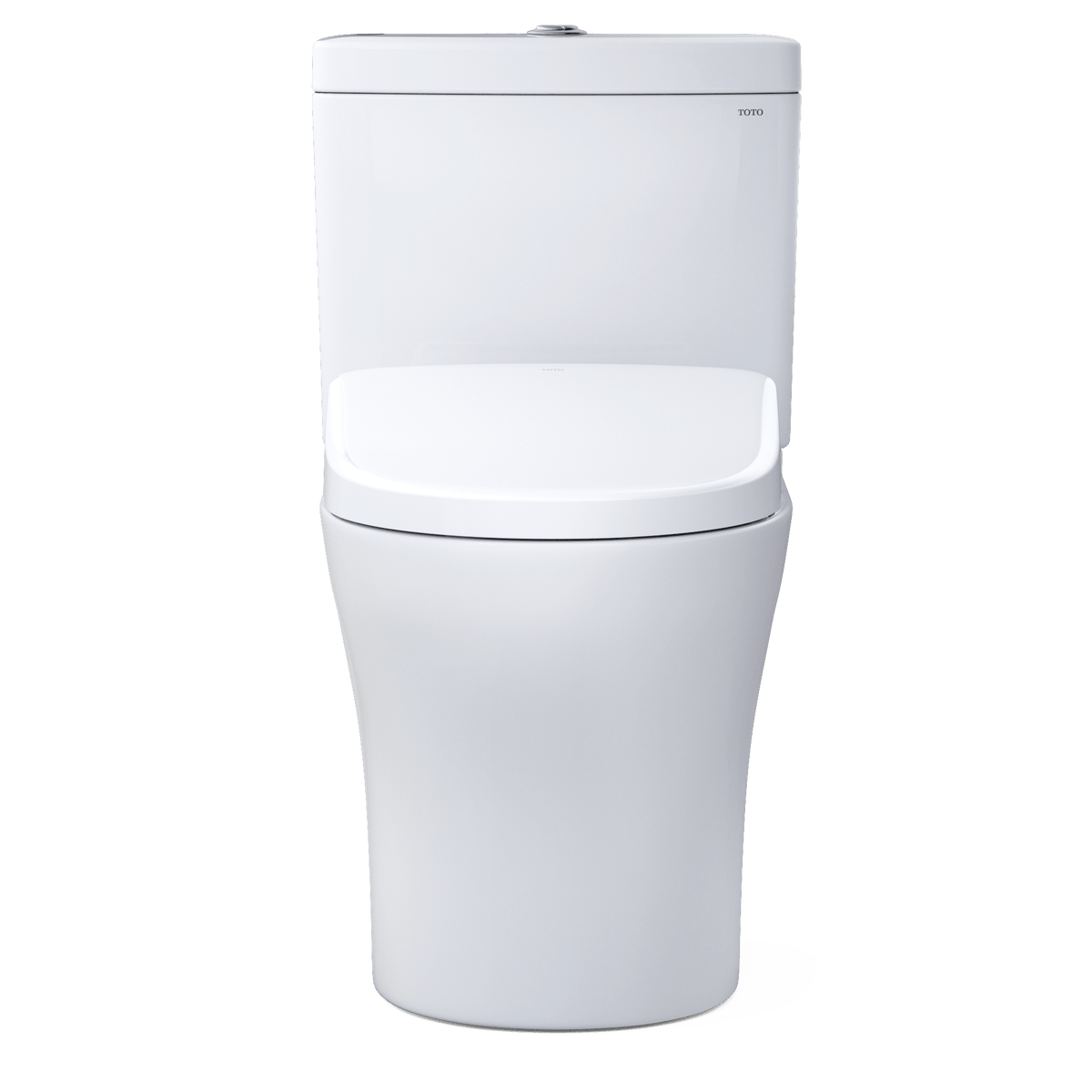 TOTO® Washlet®+ Aquia® IV Two-Piece Elongated Dual Flush 1.28 and 0.9 gpf Toilet with Auto Flush S7 Contemporary Bidet Seat – Elongated – Cotton White –