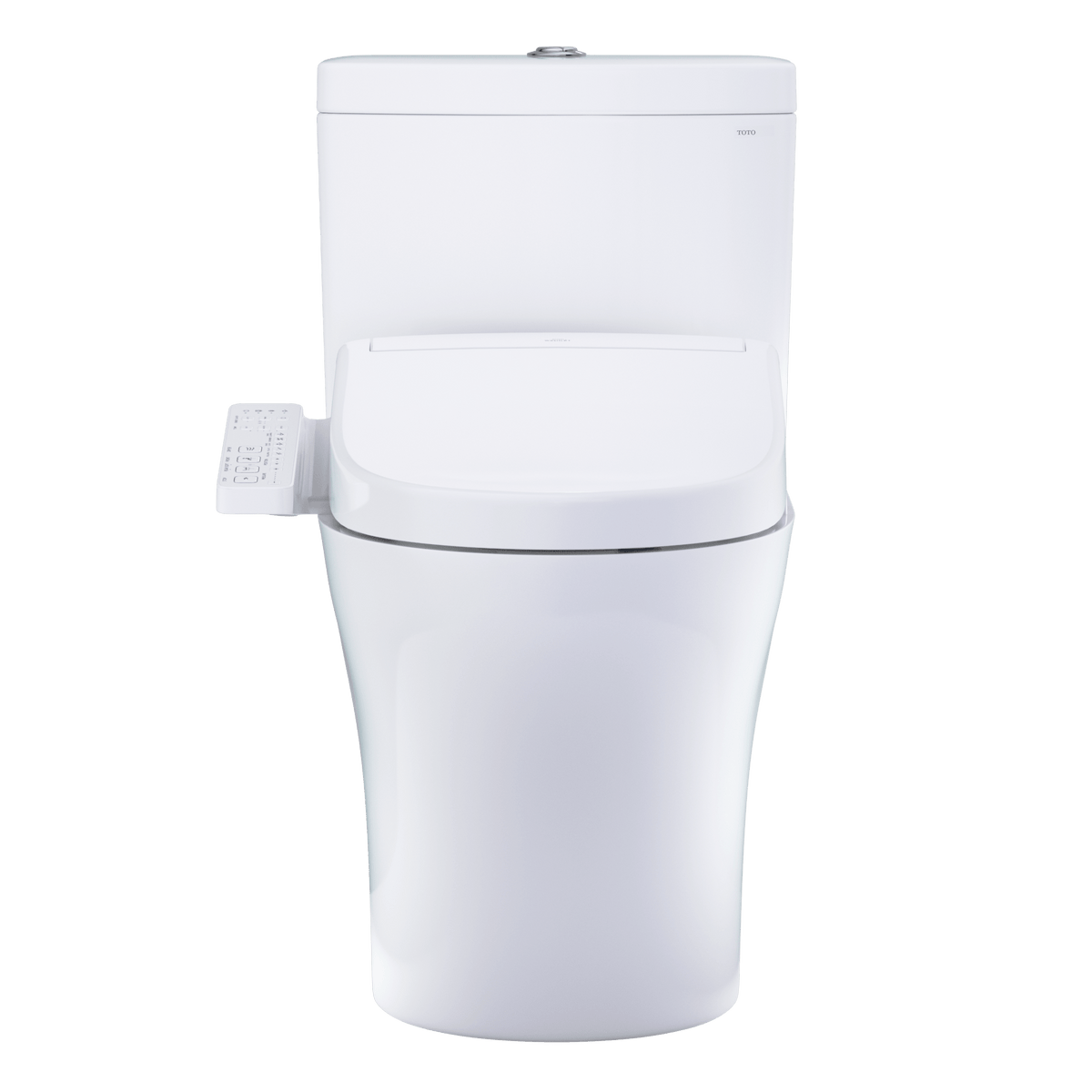 TOTO® Washlet®+ Aquia® IV Two-Piece Elongated Universal Height Dual Flush 1.28 and 0.9 gpf Toilet and Washlet S2 Bidet Seat – Elongated – Cotton White –