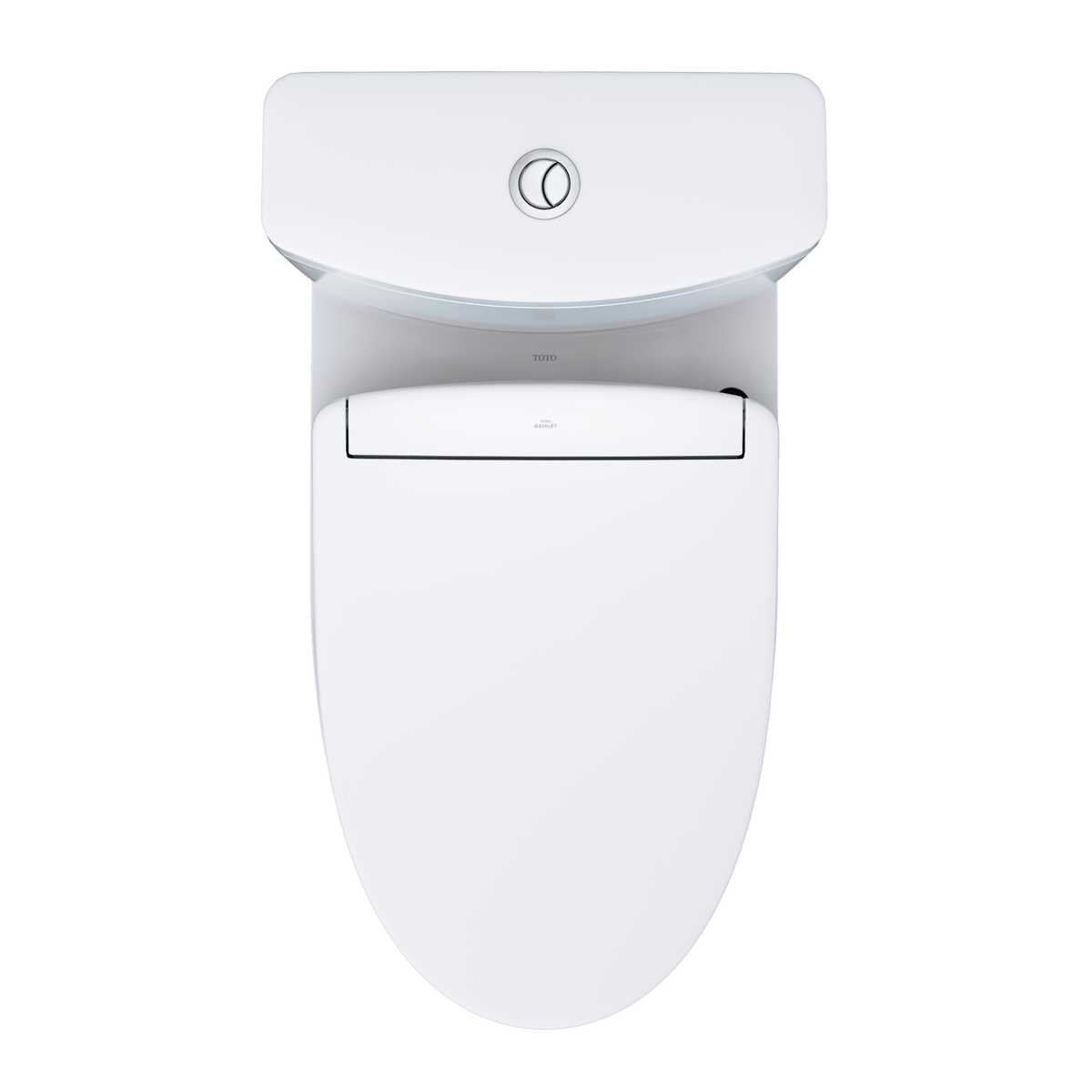 TOTO® Washlet®+ Aquia® IV Two-Piece Elongated Universal Height Dual Flush 1.28 and 0.9 gpf Toilet and Washlet S5 Bidet Seat – Elongated – Cotton White –