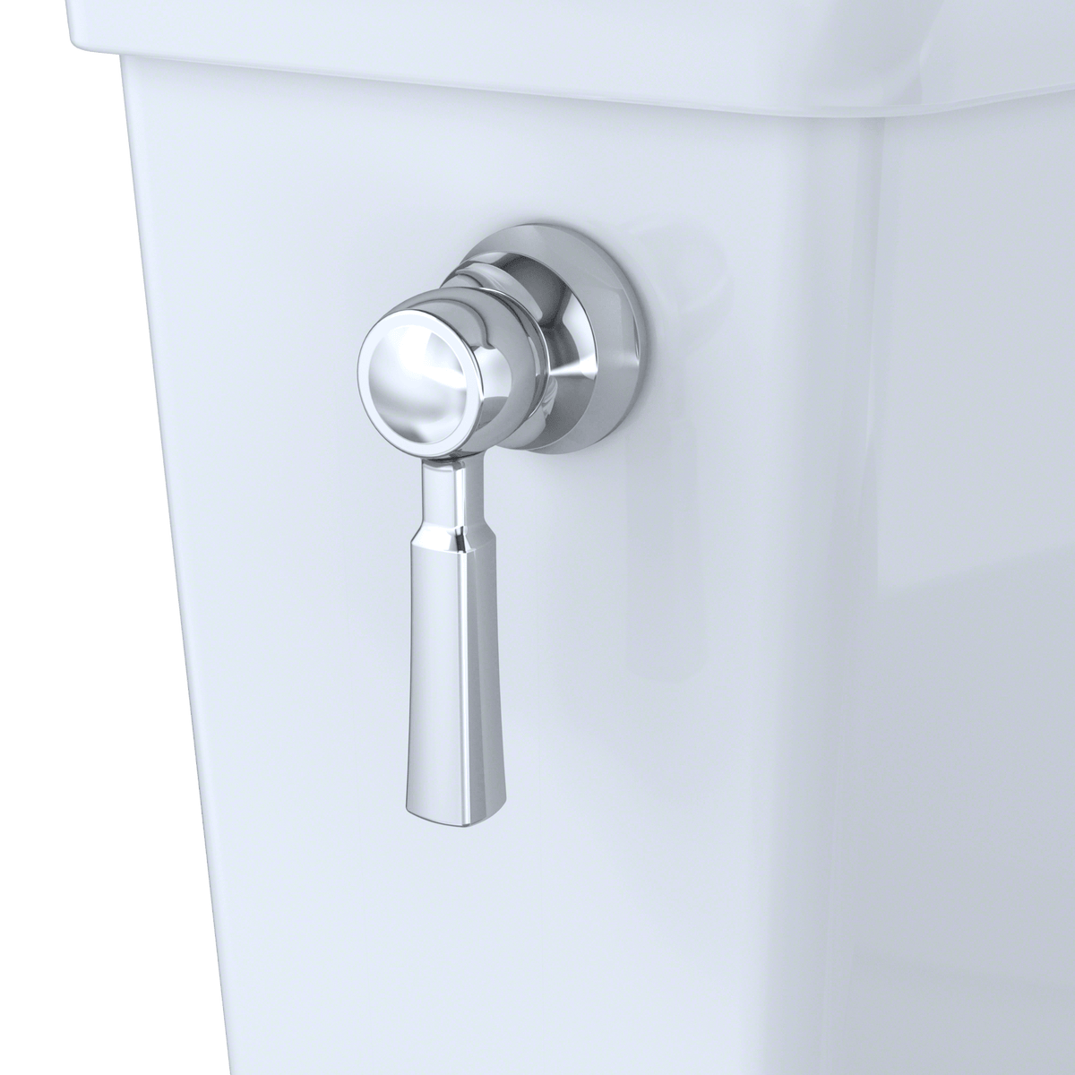TOTO® Washlet®+ Eco Guinevere® Elongated 1.28 gpf Universal Height Toilet and S7A Classic Bidet Seat with Auto Open/Close – Elongated – Cotton White –