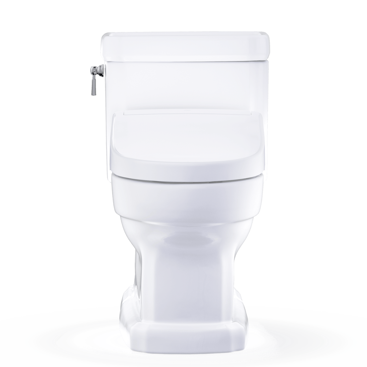 TOTO® Washlet®+ Eco Guinevere® Elongated 1.28 gpf Universal Height Toilet with S5 Bidet Seat – Elongated – Cotton White –