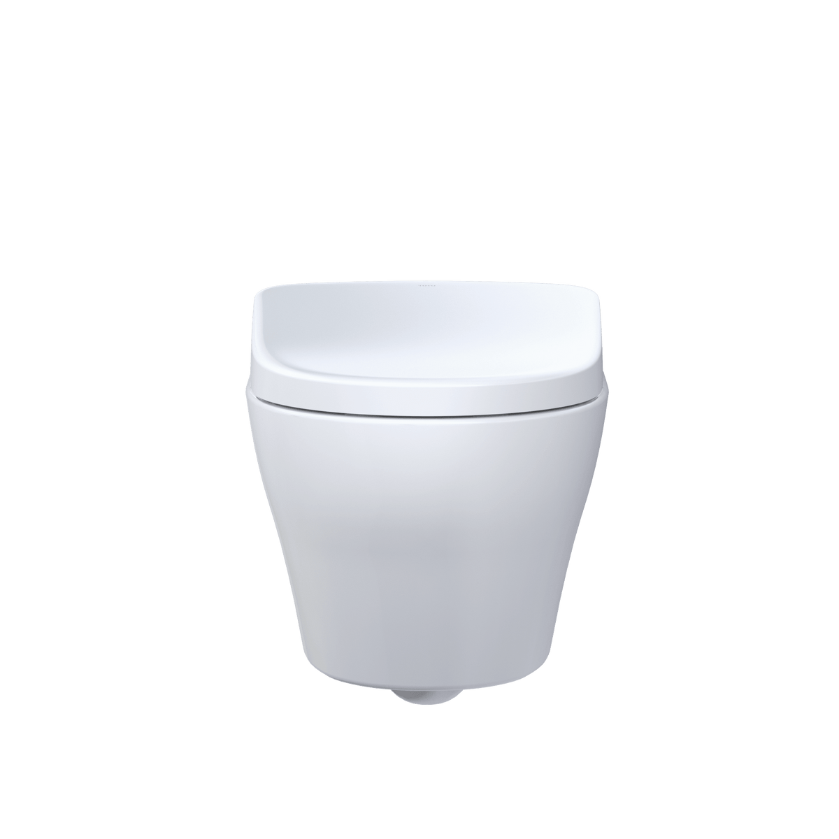 TOTO® Washlet®+ EP Wall-Hung Elongated Toilet with S7 Contemporary Bidet Seat and Duofit® In-Wall 0.9 and 1.28 gpf Dual-Flush Tank System – Elongated – Matte Silver –