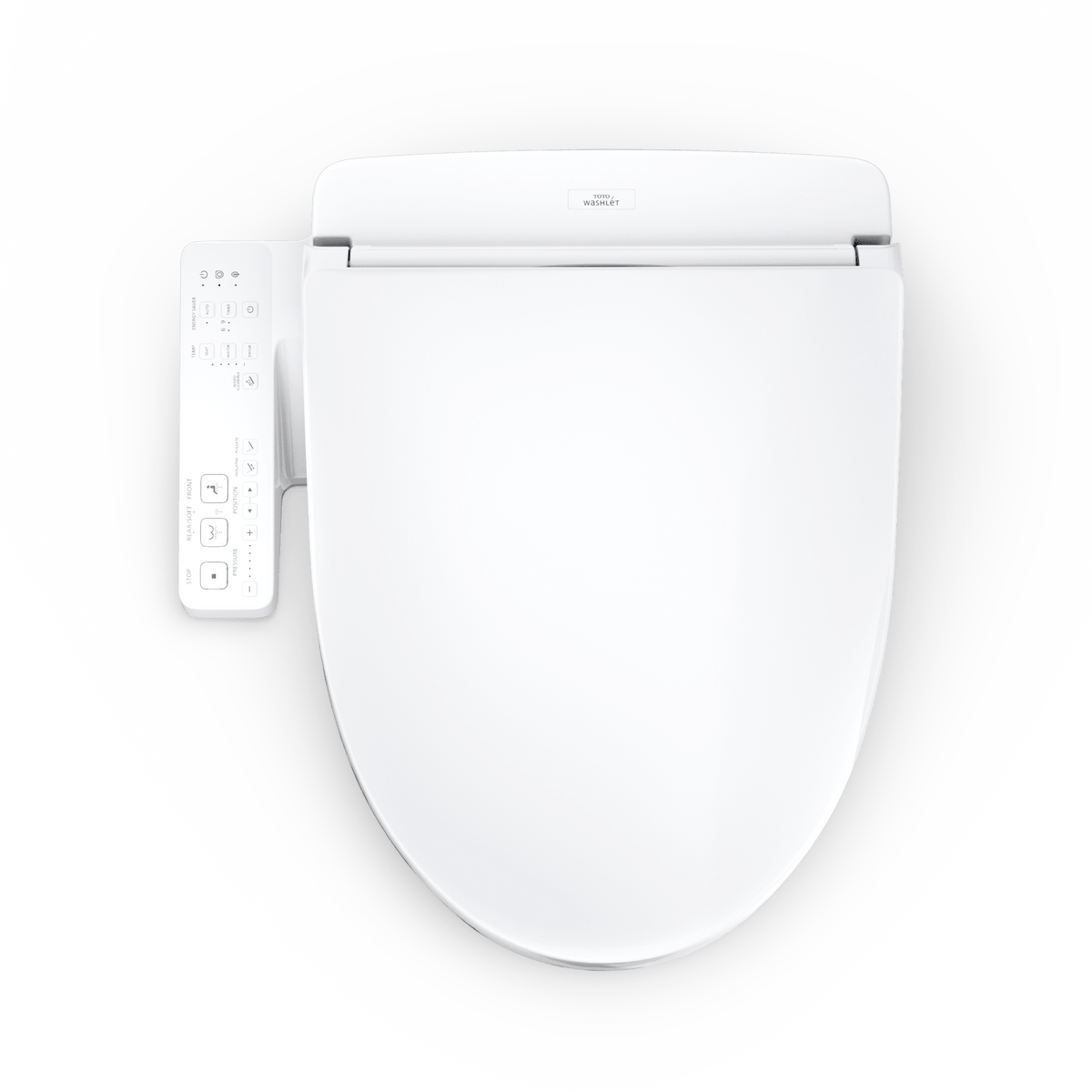TOTO® WASHLET® KS2 Electronic Bidet Toilet Seat with Instantaneous Water Heating – Elongated – Cotton White –