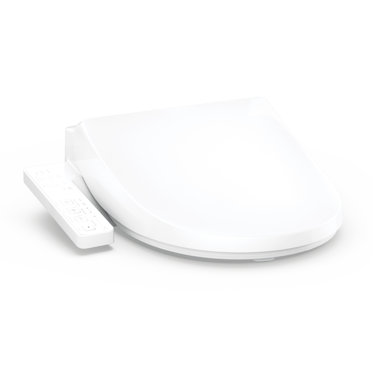 TOTO® WASHLET® KS2 Electronic Bidet Toilet Seat with Instantaneous Water Heating – Round – Cotton White –