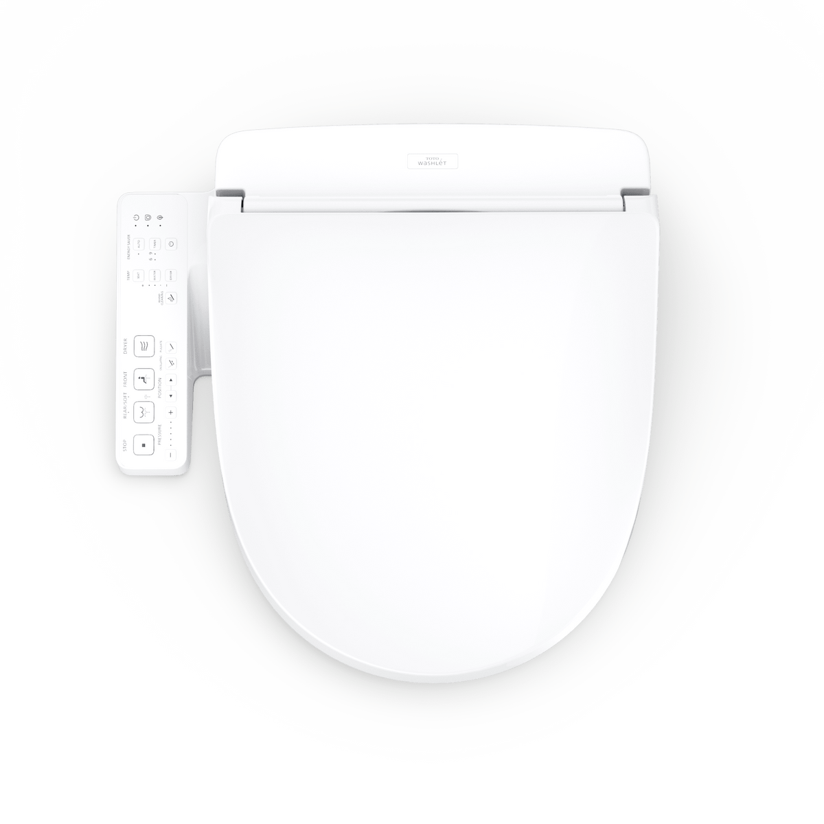 TOTO® WASHLET® KS2 Electronic Bidet Toilet Seat with Instantaneous Water Heating – Round – Cotton White –