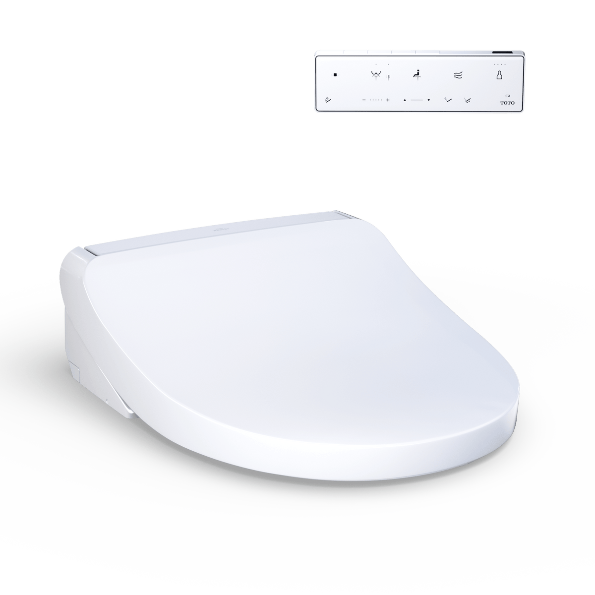 TOTO® WASHLET® KS5 Electronic Bidet Toilet Seat with Instantaneous Water Heating – Round – Cotton White –