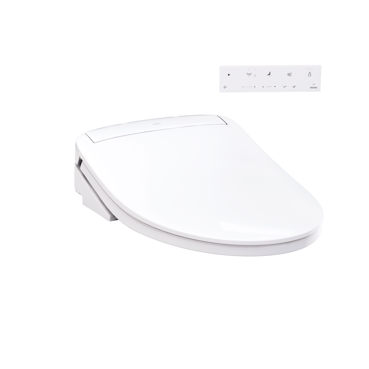 TOTO® Washlet® KS6 Electronic Bidet Toilet Seat with Instantaneous Water Heating – Elongated – Cotton White –
