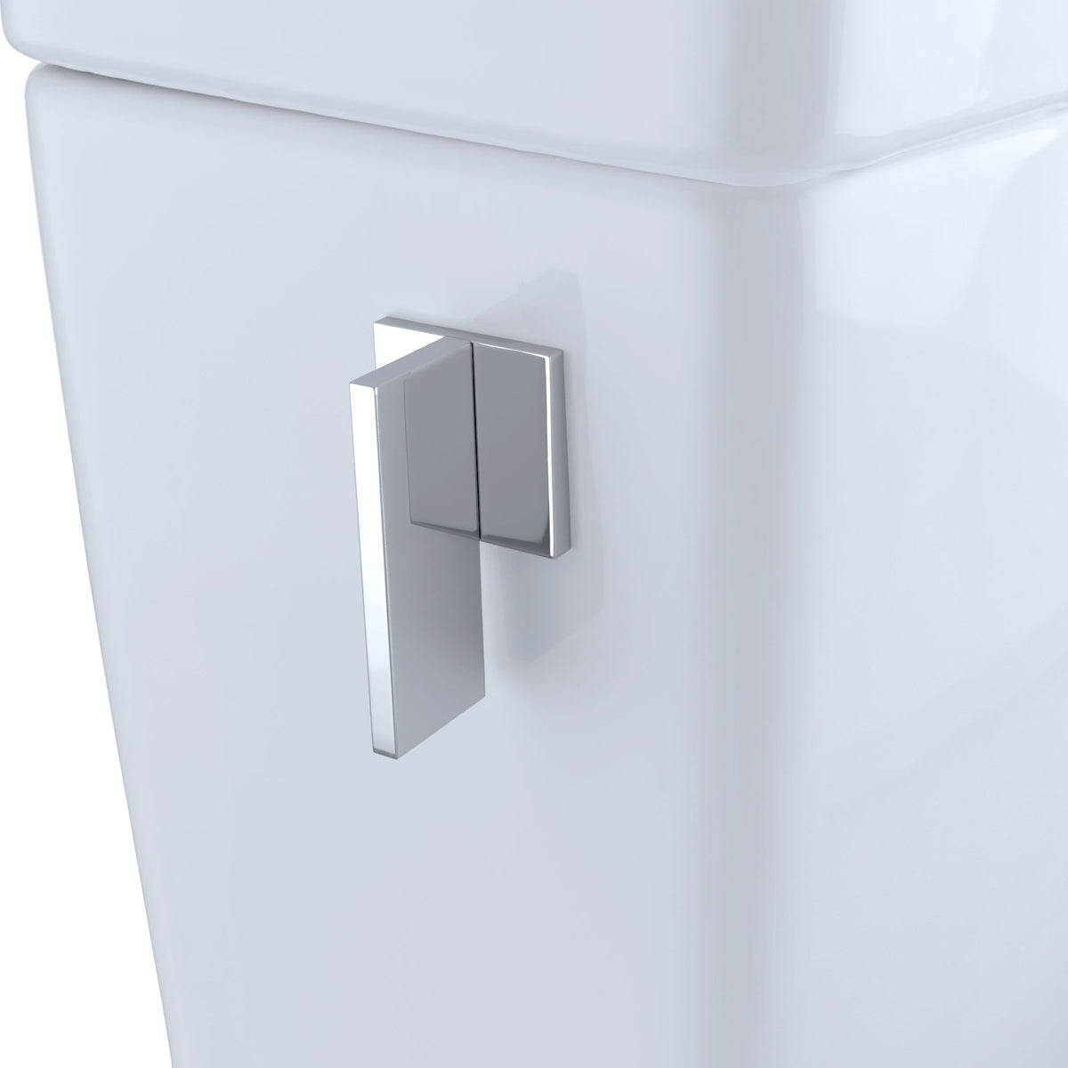TOTO® Washlet®+ Legato One-Piece Elongated 1.28 gpf Toilet and Contemporary Washlet S7A Contemporary Bidet Seat – Elongated – Cotton White –