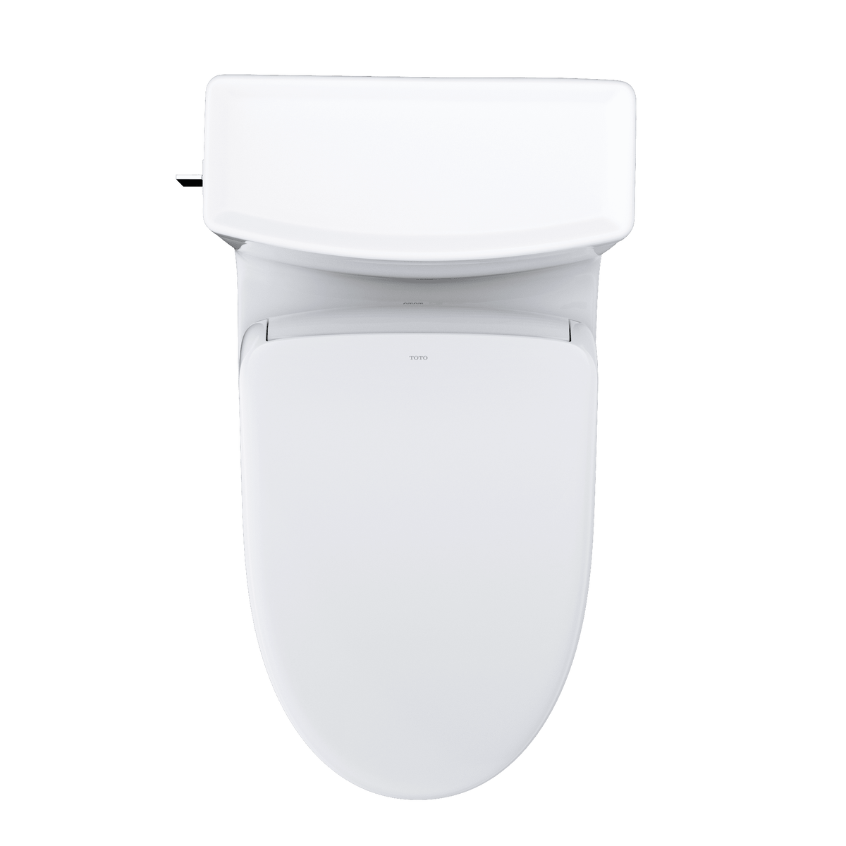 TOTO® Washlet®+ Legato One-Piece Elongated 1.28 gpf Toilet and Contemporary Washlet S7A Contemporary Bidet Seat – Elongated – Cotton White –