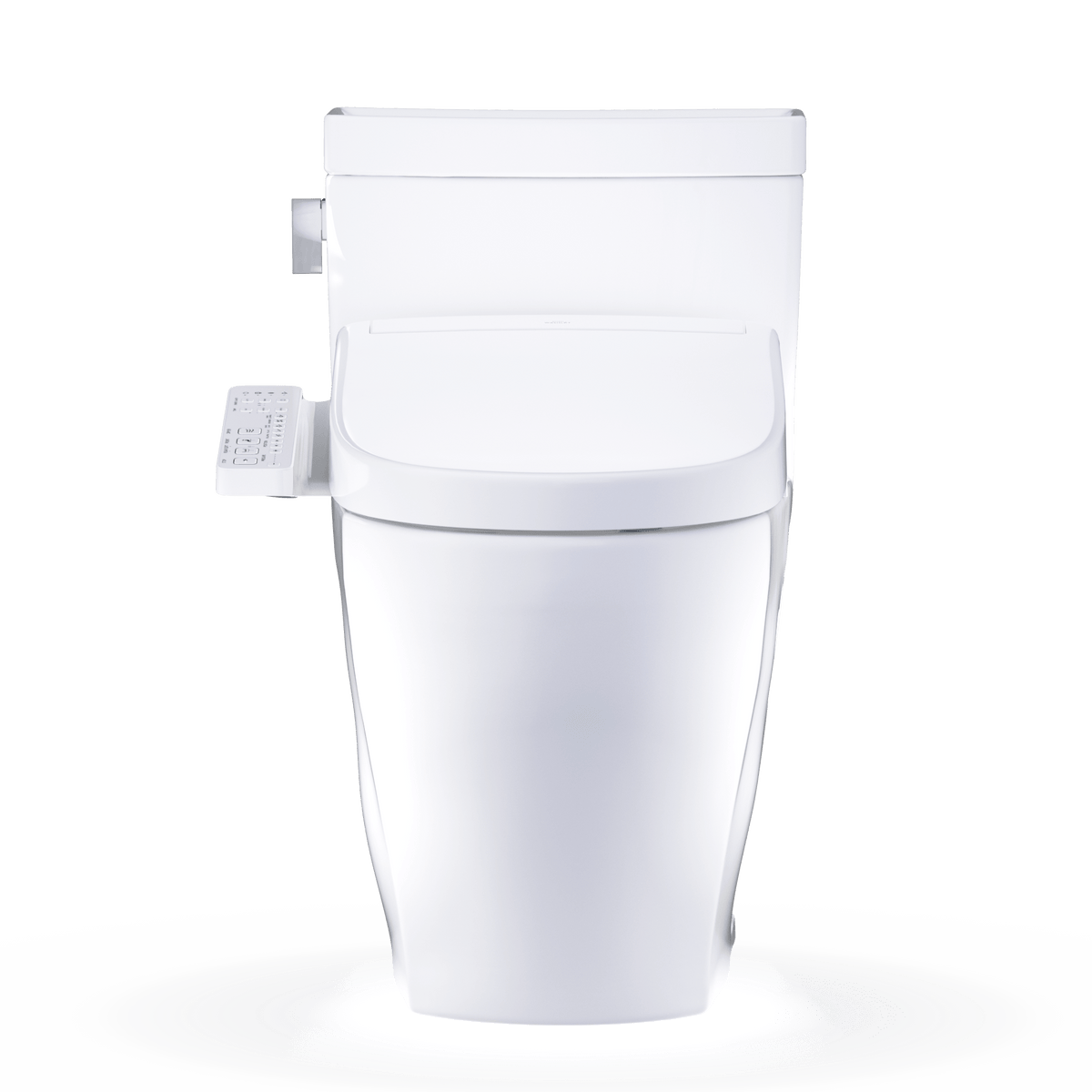 TOTO® WASHLET+® Legato One-Piece Elongated 1.28 GPF Toilet and WASHLET S2 Bidet Seat – Elongated – Cotton White –