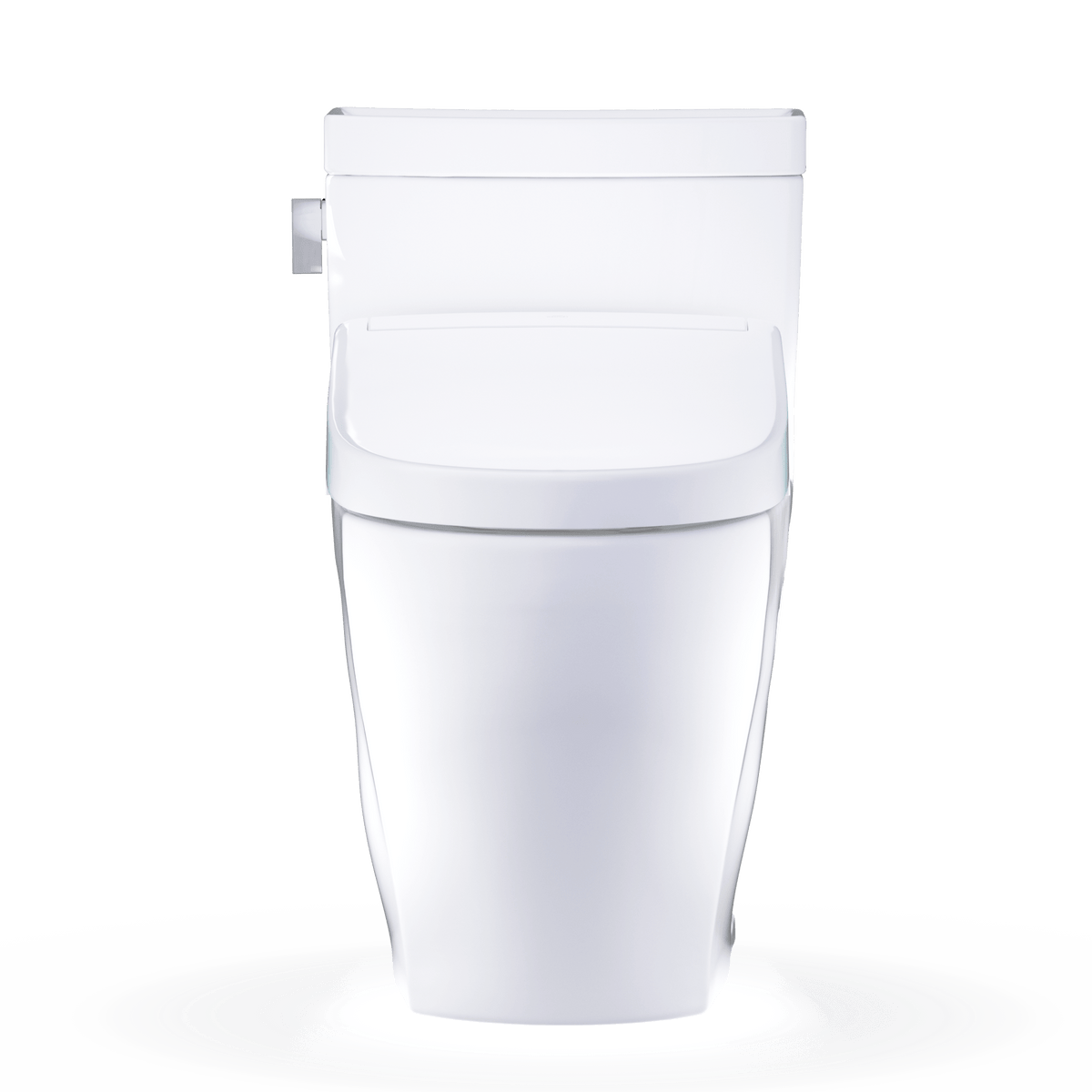 TOTO® Washlet+® Legato One-Piece Elongated 1.28 gpf Toilet and Washlet S5 Bidet Seat – Elongated – Cotton White –